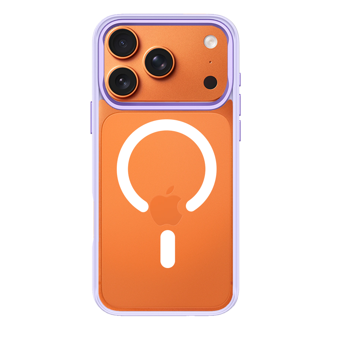 iPhone 17 Pro Swappable Custom Case Magsafe (Purple Frame)