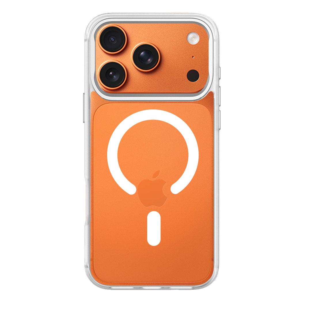 iPhone 17 Pro Swappable Custom Case Magsafe (White Frame)