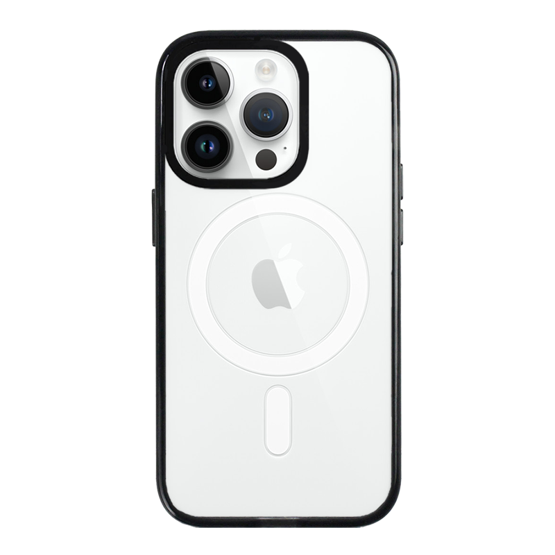 iPhone 14 Pro Black Custom Case MagSafe