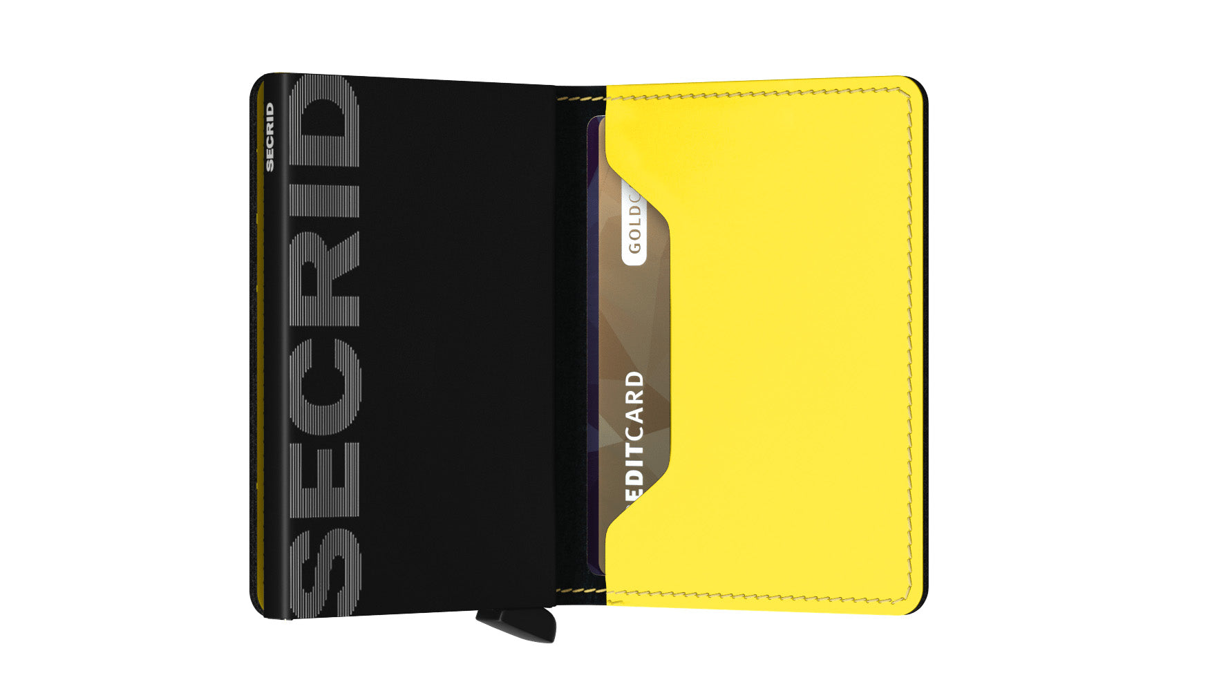 Secrid Slimwallet Matte Black & Yellow