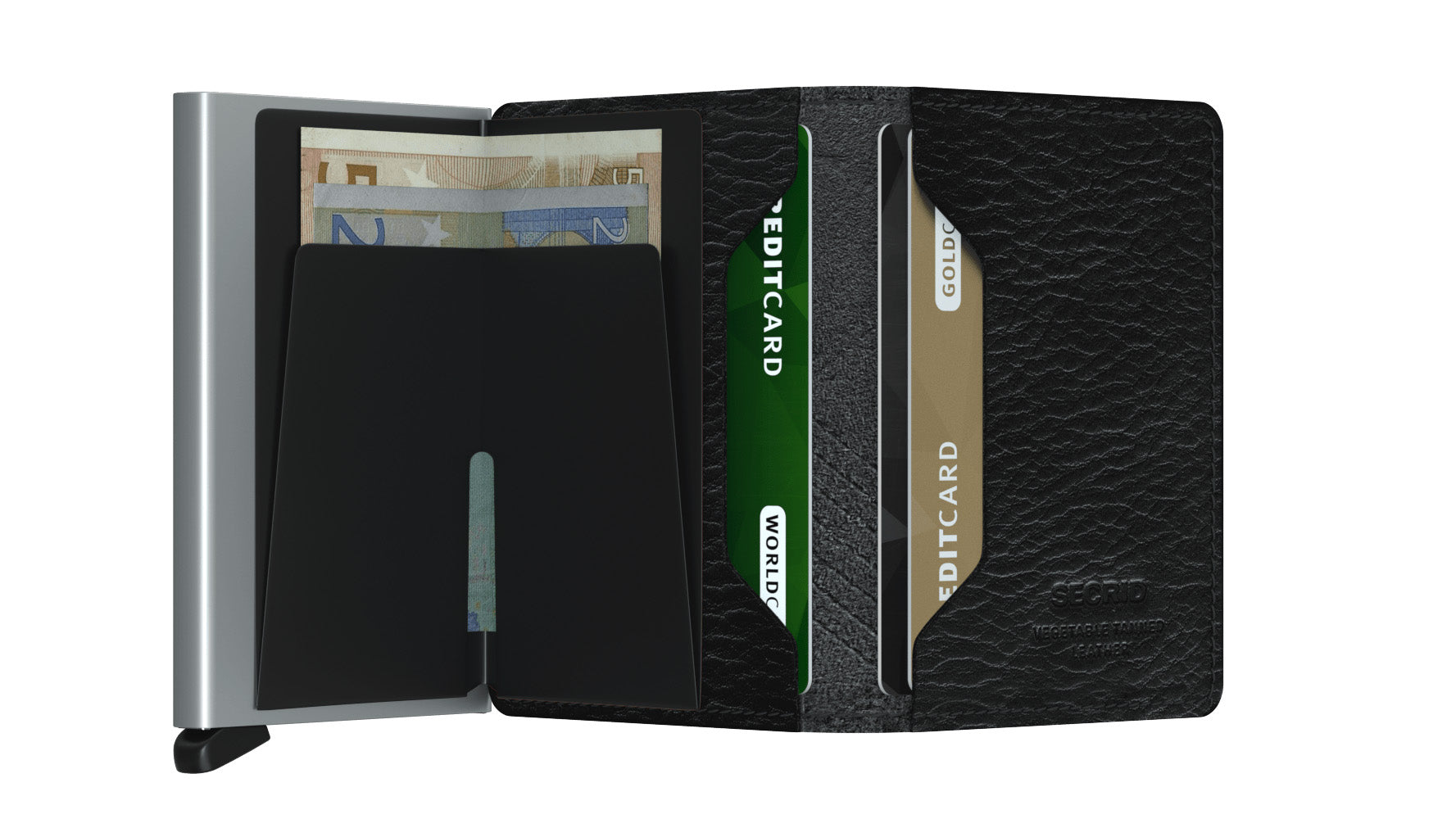 Secrid Slimwallet Stitch Linea Black
