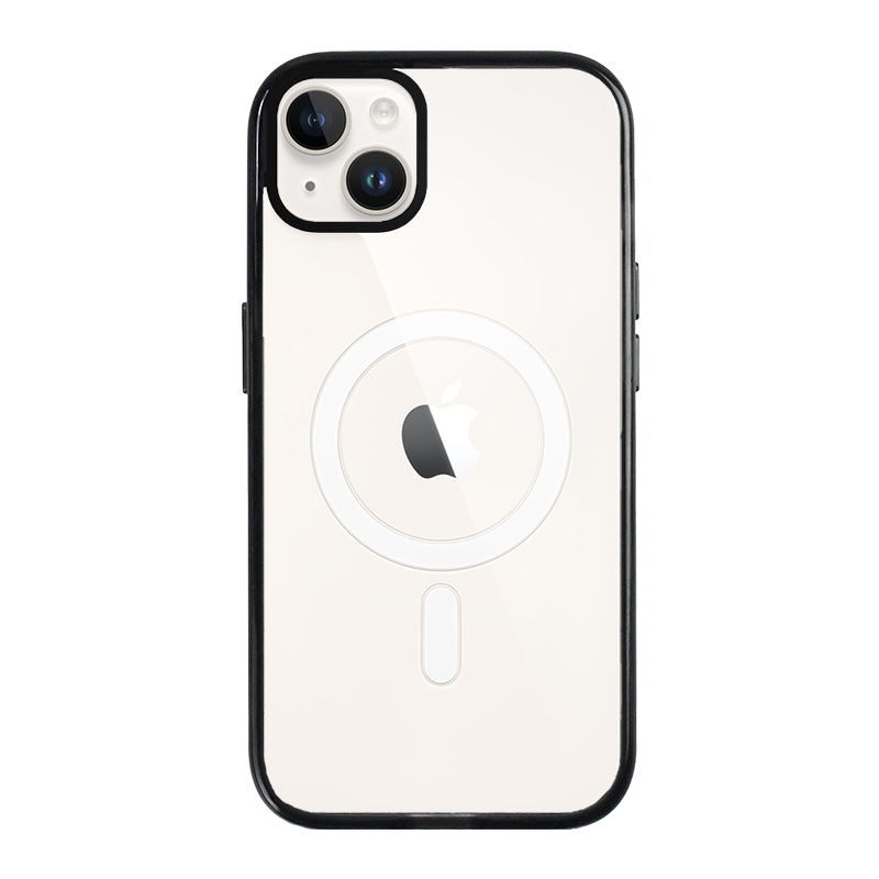 iPhone 14 Plus Black Custom Case MagSafe