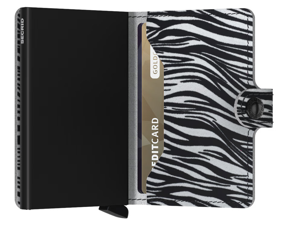 Secrid Miniwallet Zebra Light Grey