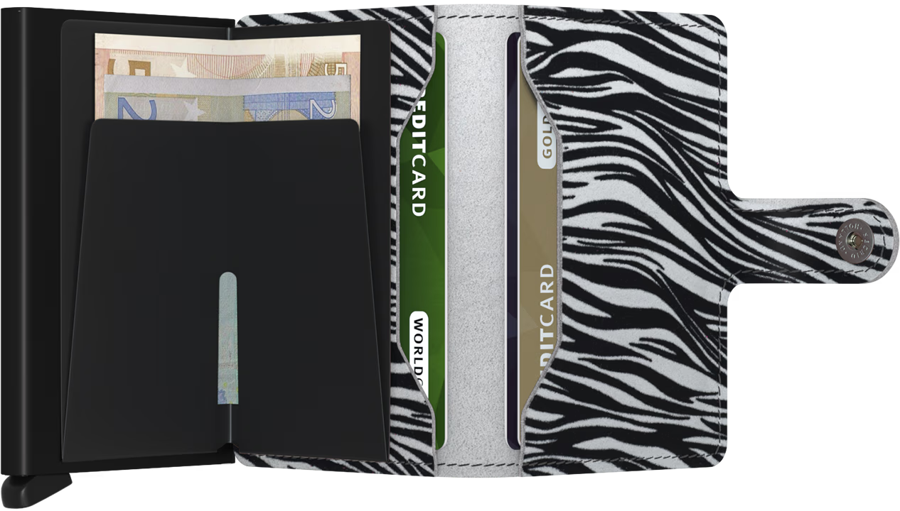 Secrid Miniwallet Zebra Light Grey