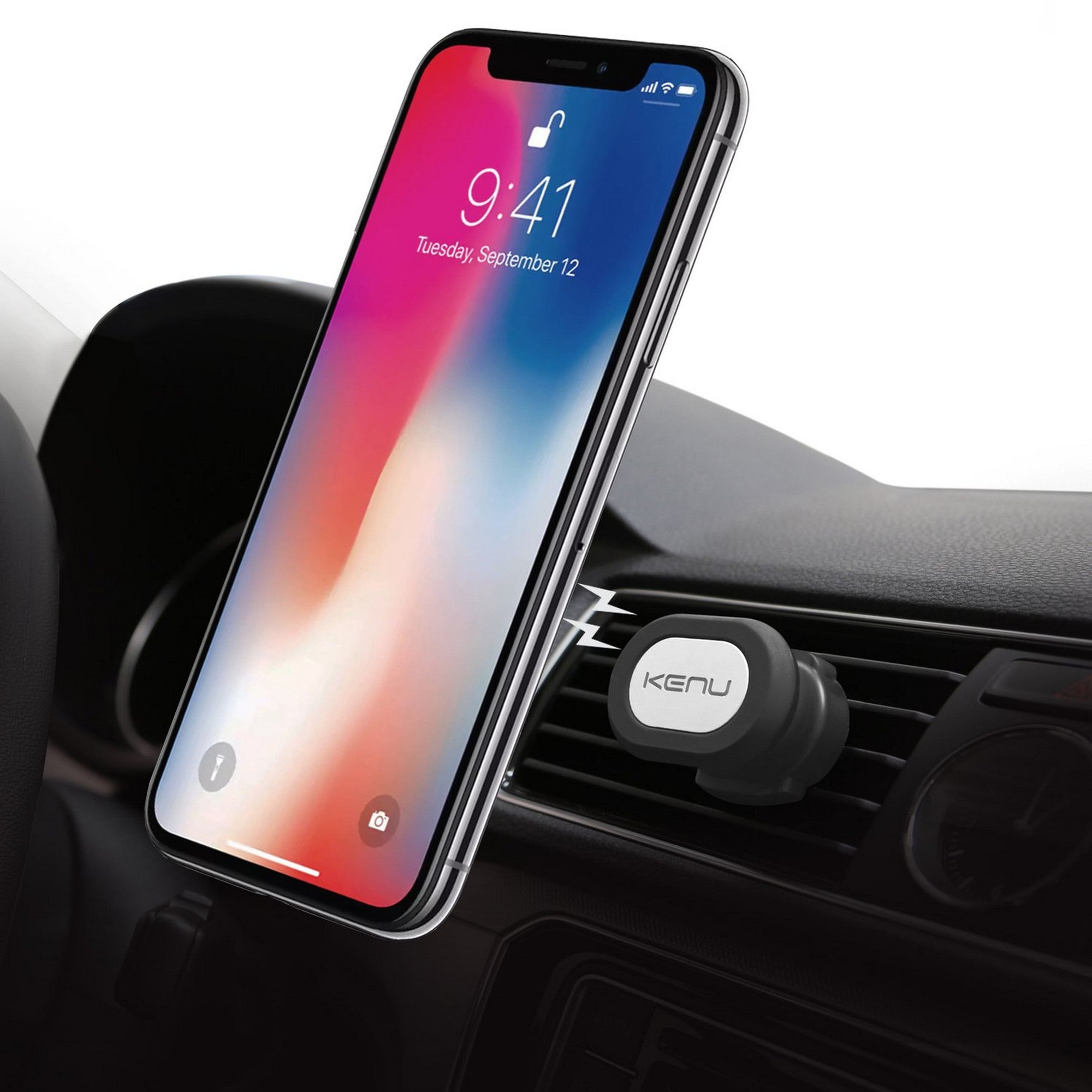 Kenu Black Airframe Magnetic Car Vent Mount - 15-02121