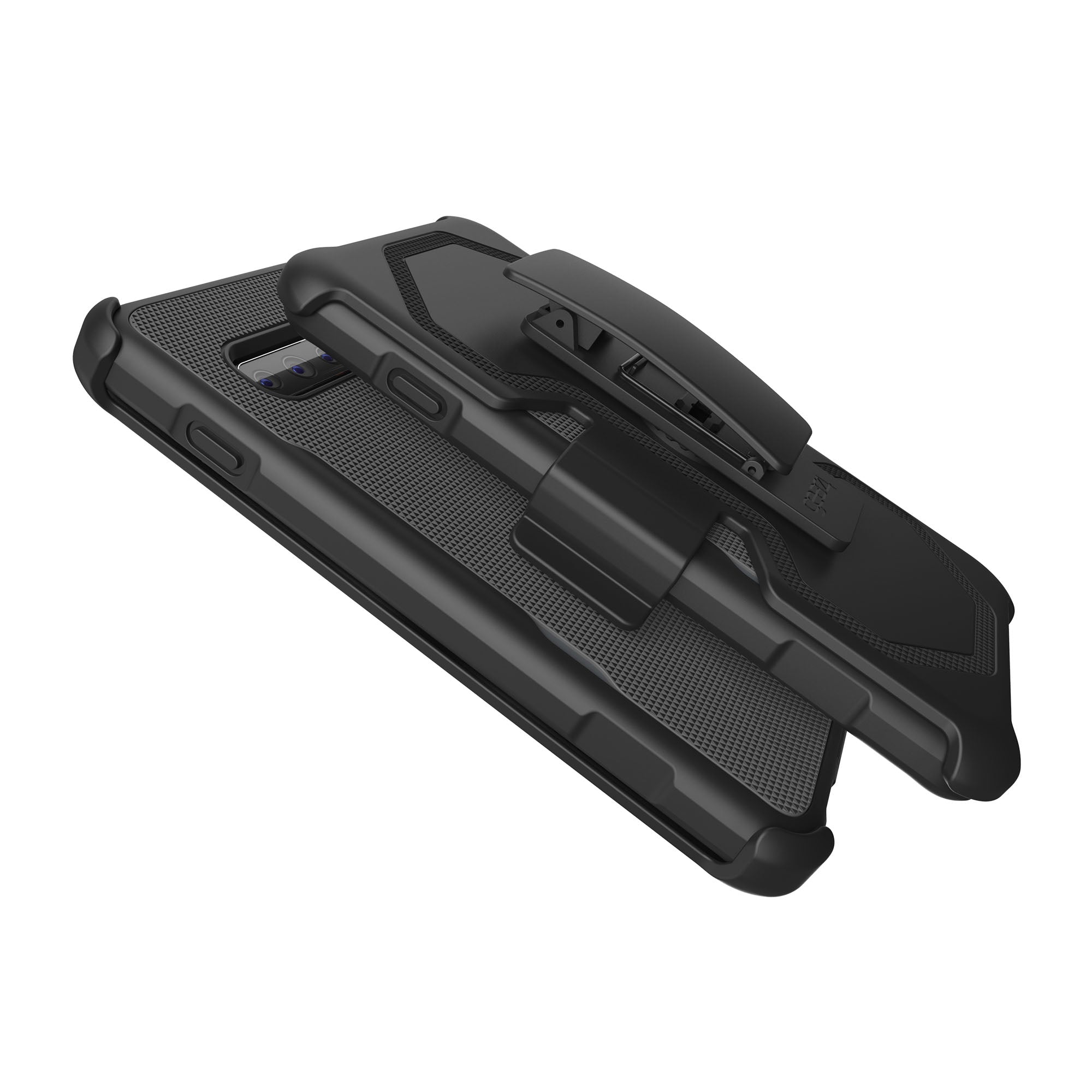 Samsung Galaxy S10 Gear4 D3O Black Platoon Case w/ Holster - 15-04035