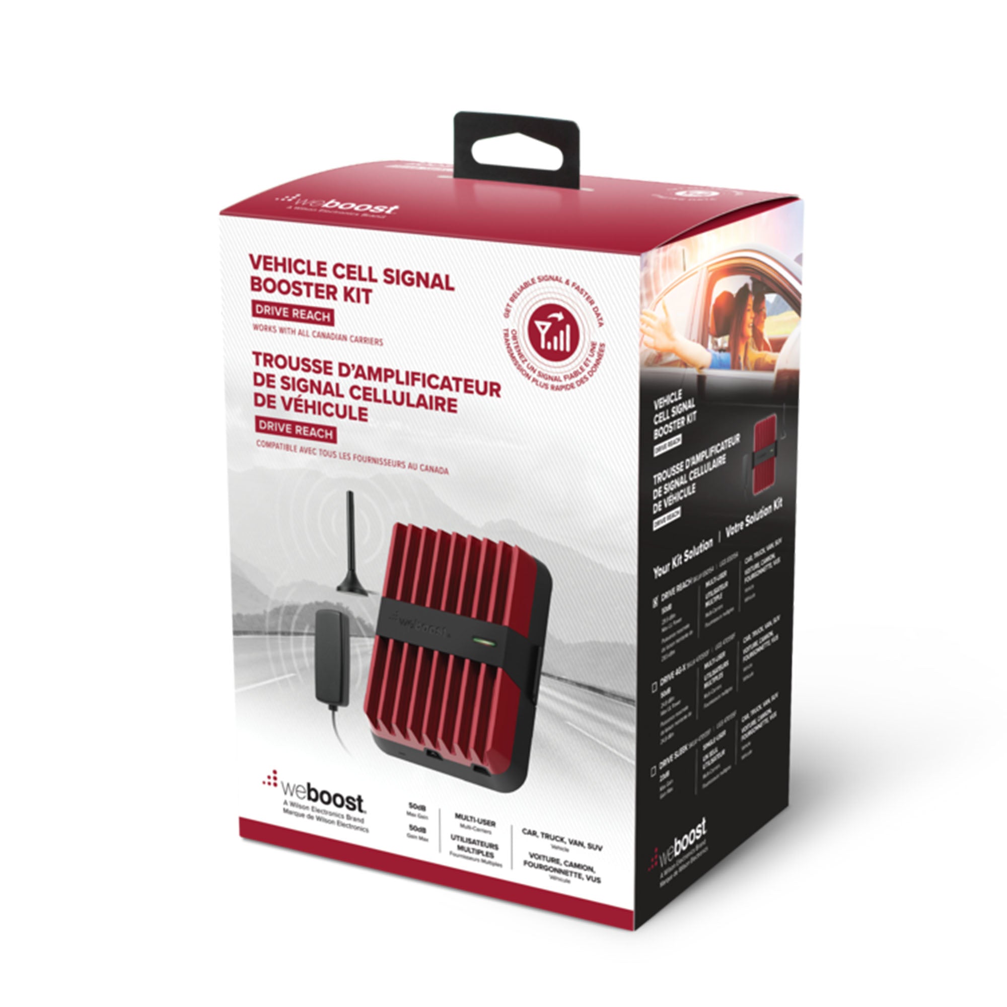 WeBoost Drive Reach (2019) Wireless In-Vehicle Signal Booster - 15-04701