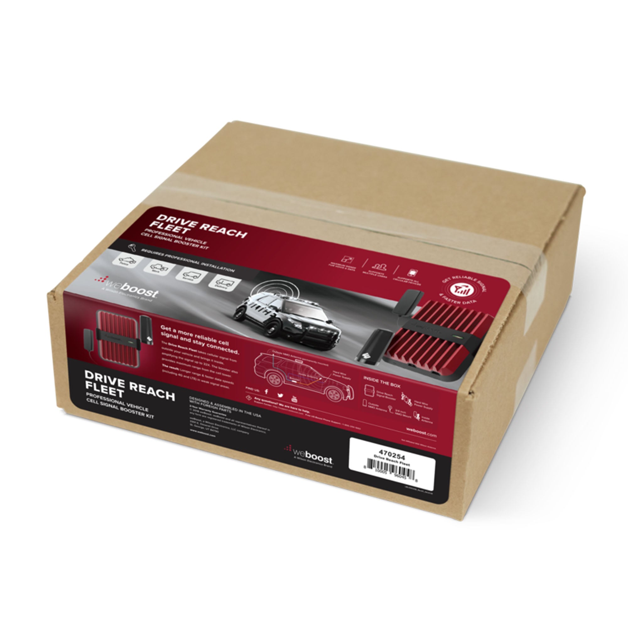 WeBoost Drive Reach Fleet (2019) Wireless In-Vehicle Signal Booster - 15-04753