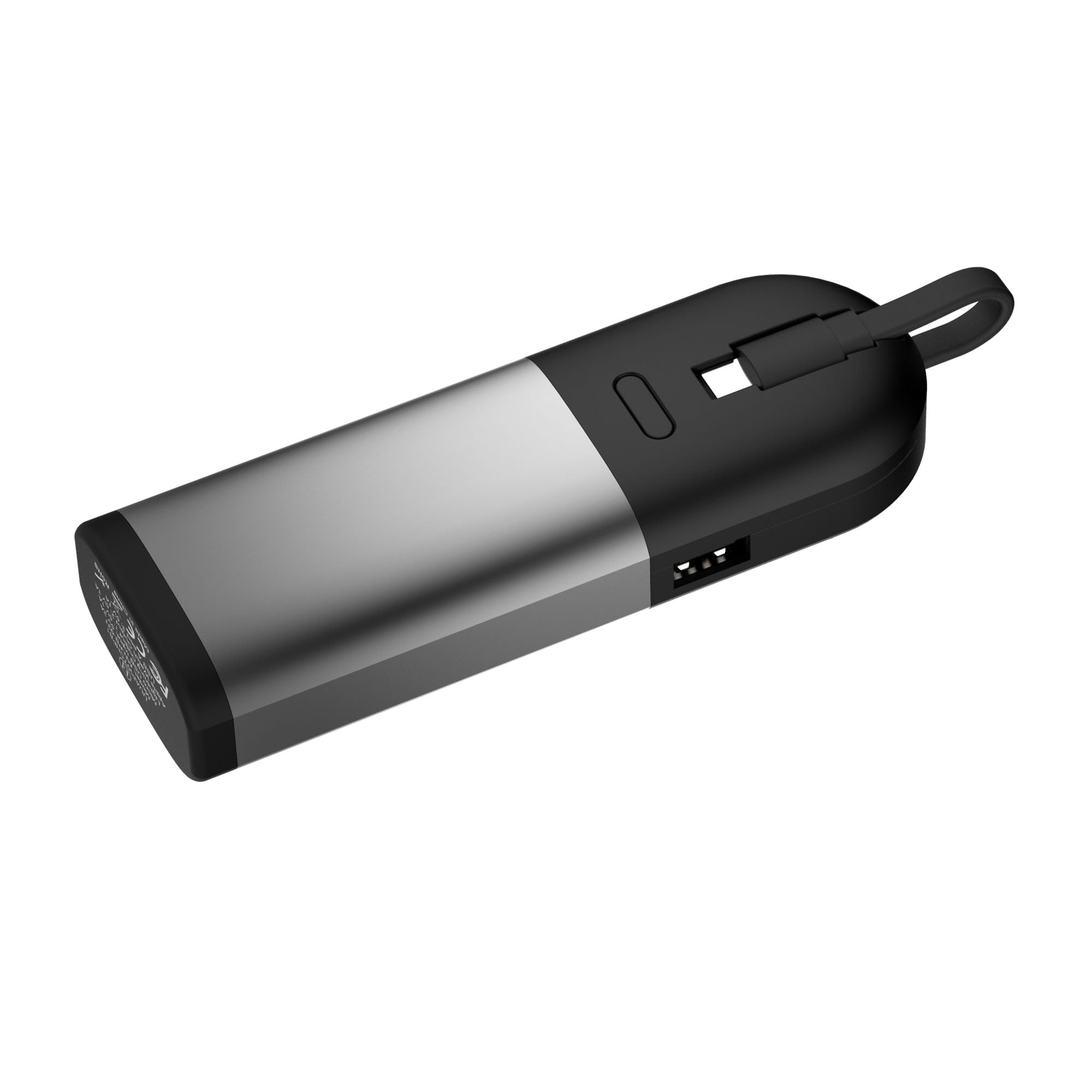 Uunique 5,000 mAh Black/Grey 3-in-1 Apple Watch MFI Portable Power Bank - 15-04811