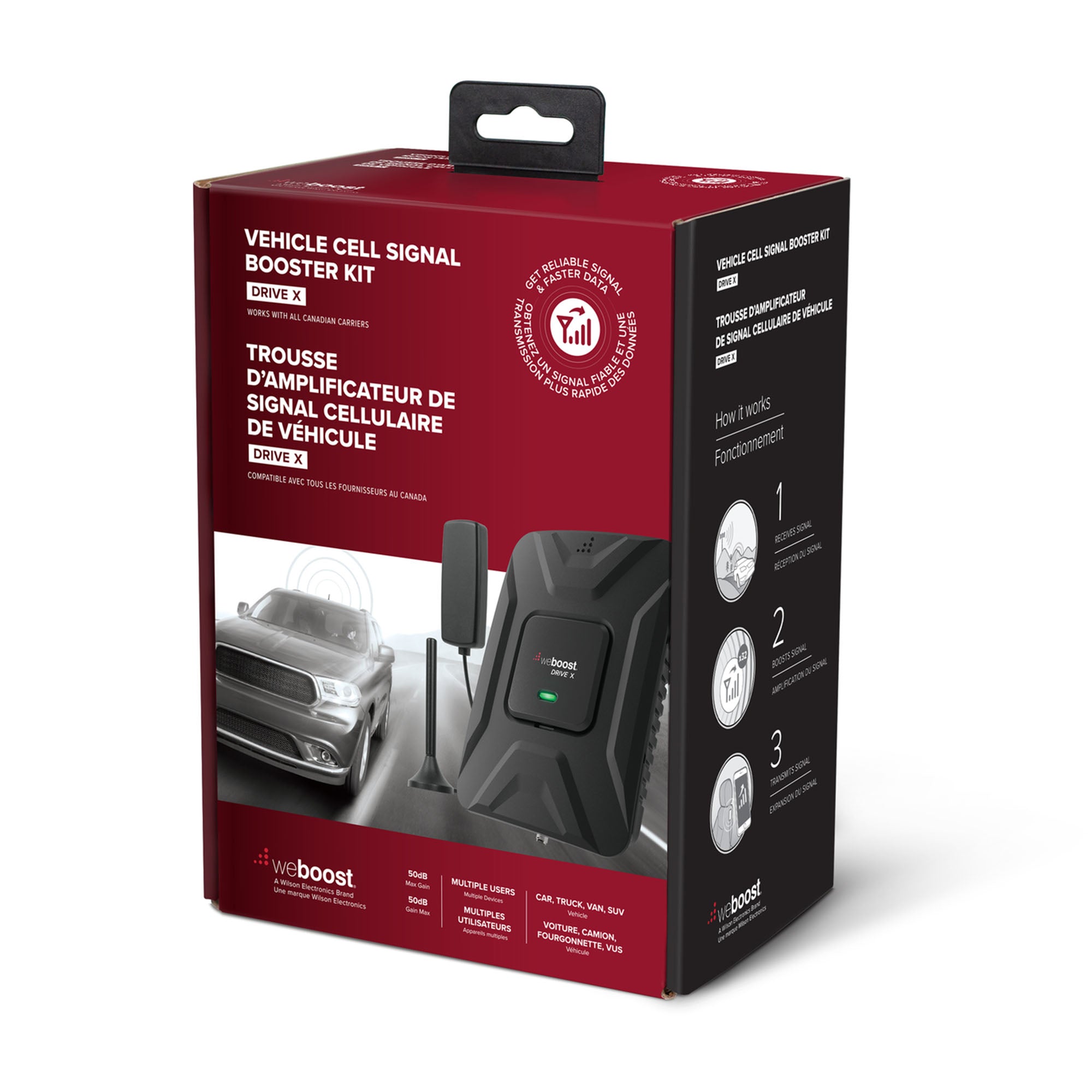 weBoost Drive X In-Vehicle Signal Booster Kit - 15-06782
