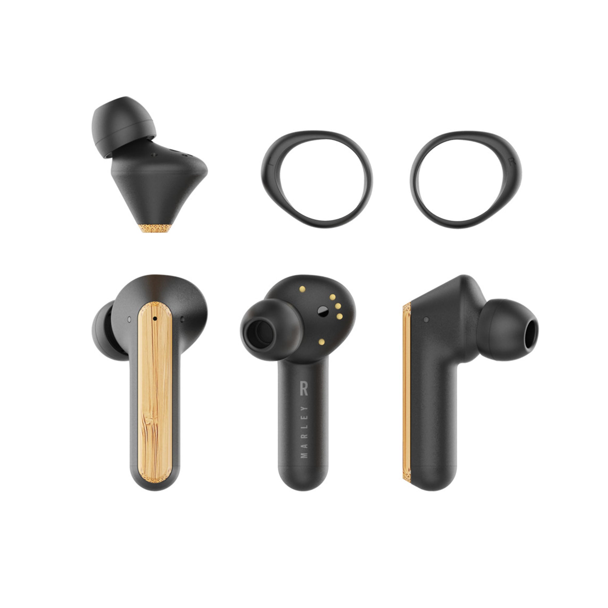 House of Marley Black Redemption ANC True Wireless Earbuds - 15-07059