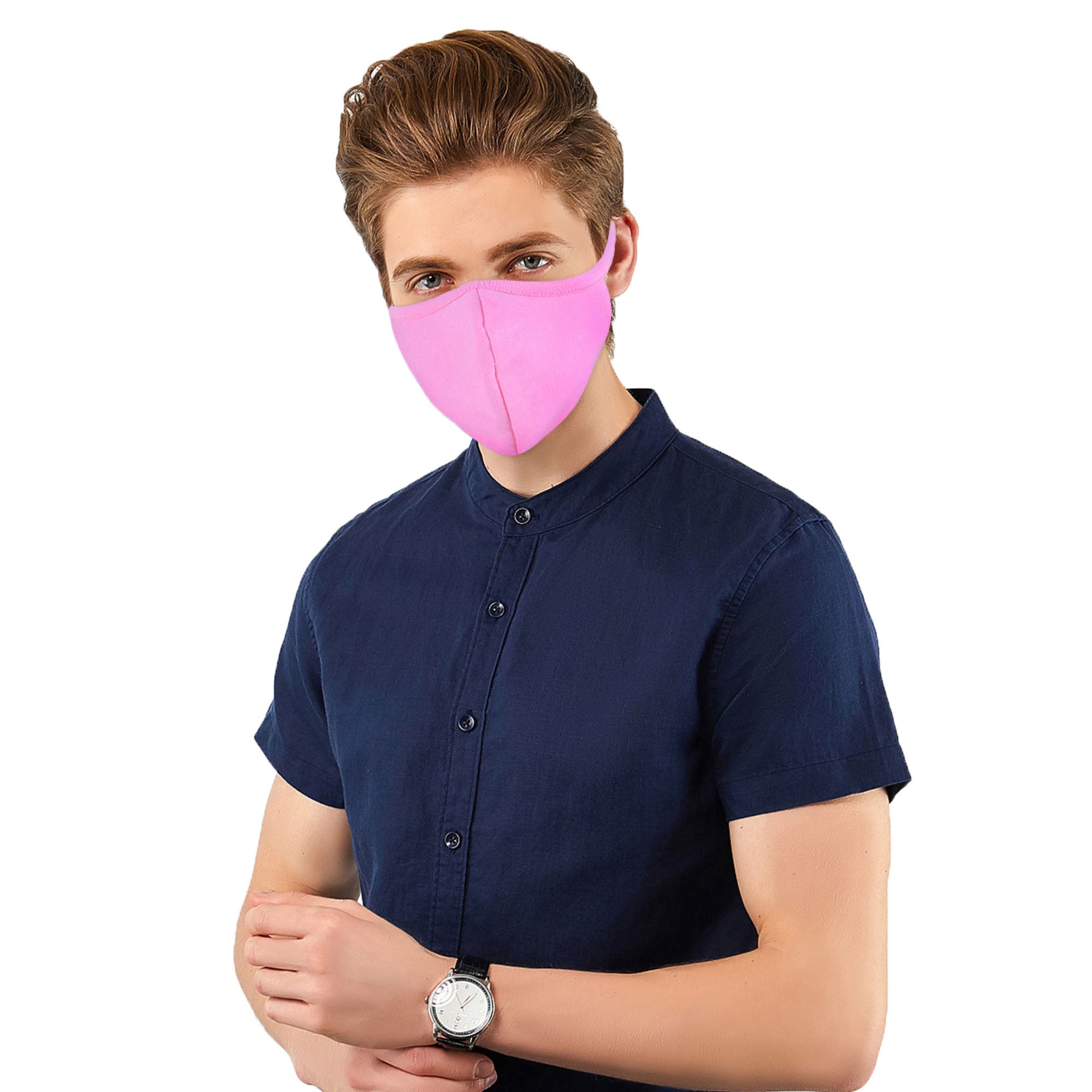 Ready First Aid Pink Reusable Face Mask - Large - 15-07665