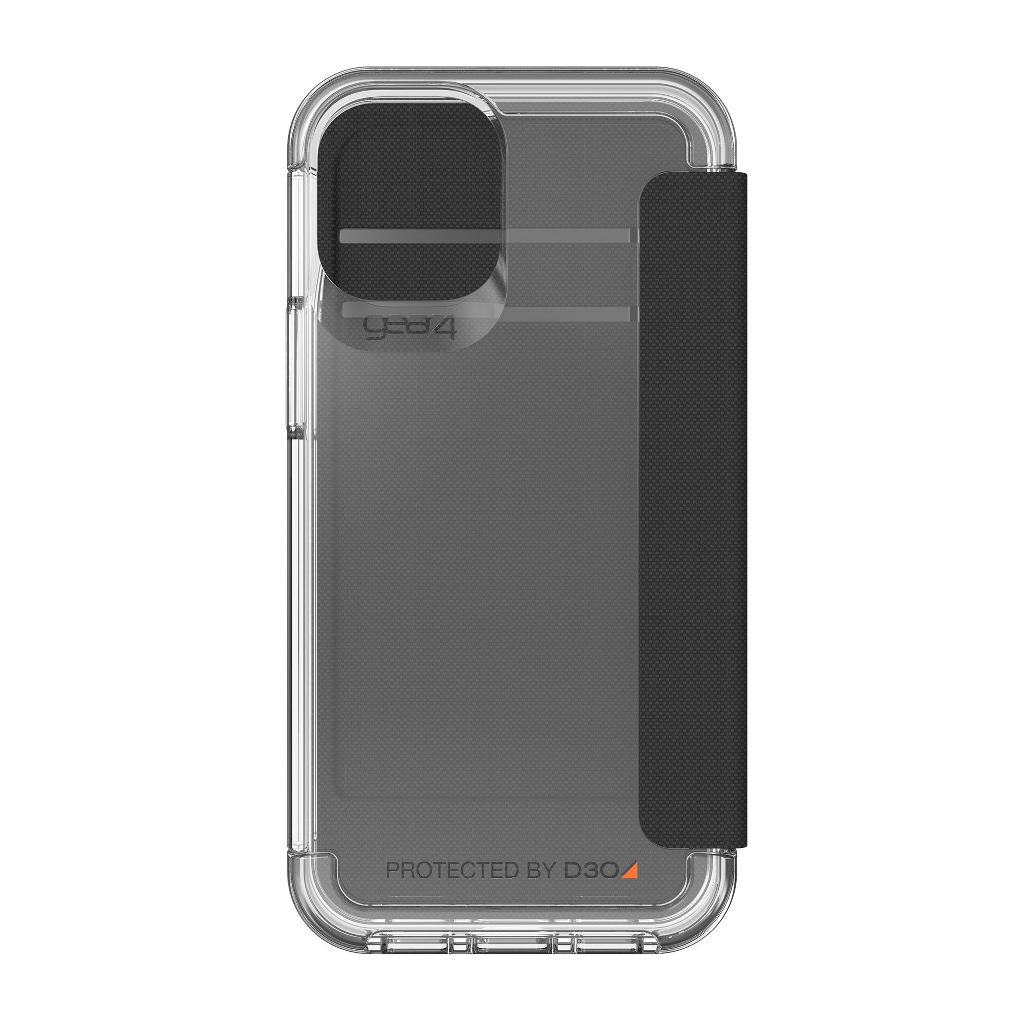 iPhone 12 Mini Gear4 D3O Clear Wembley Flip Case - 15-07677