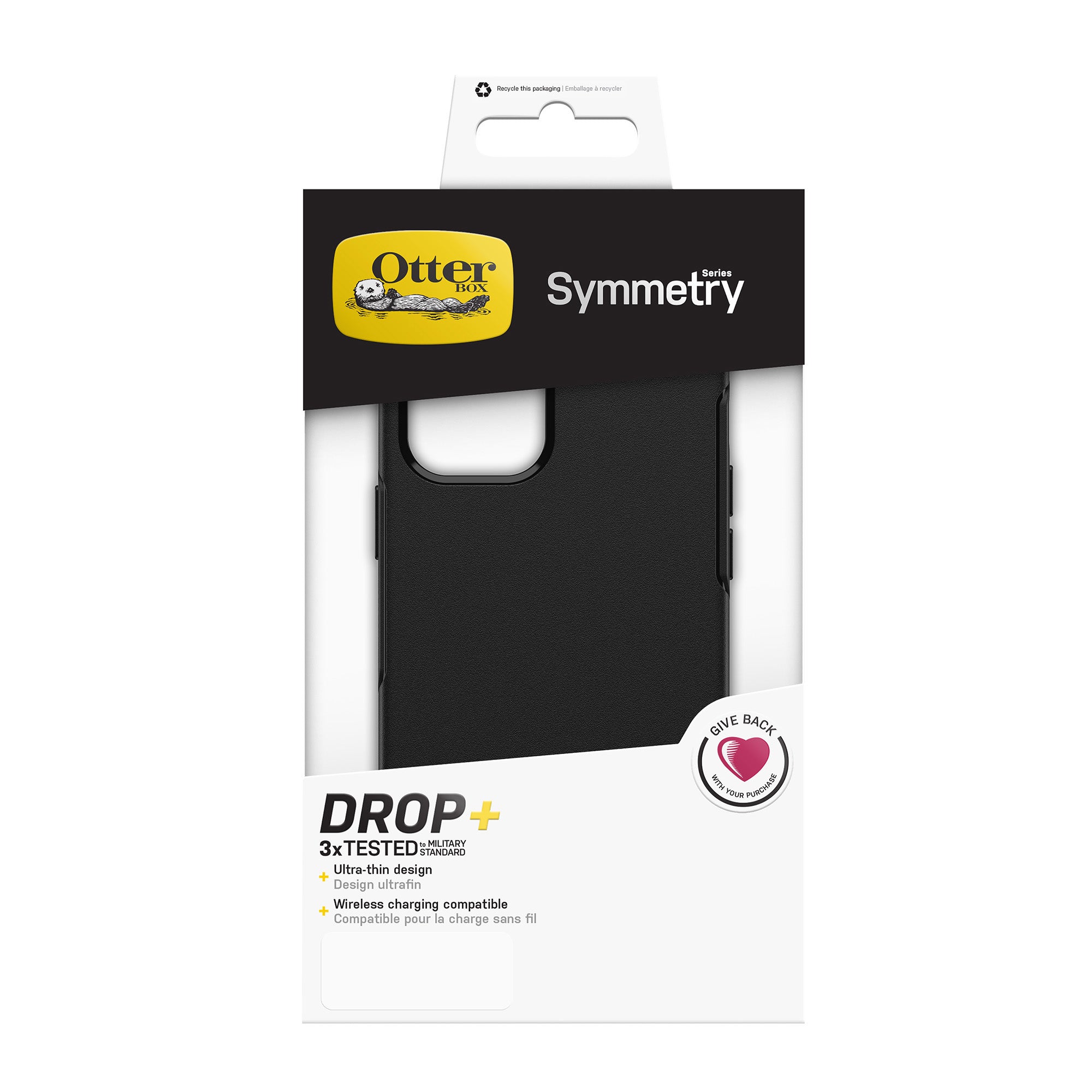 iPhone 12/12 Pro Otterbox Black Symmetry Series Case - 15-07824