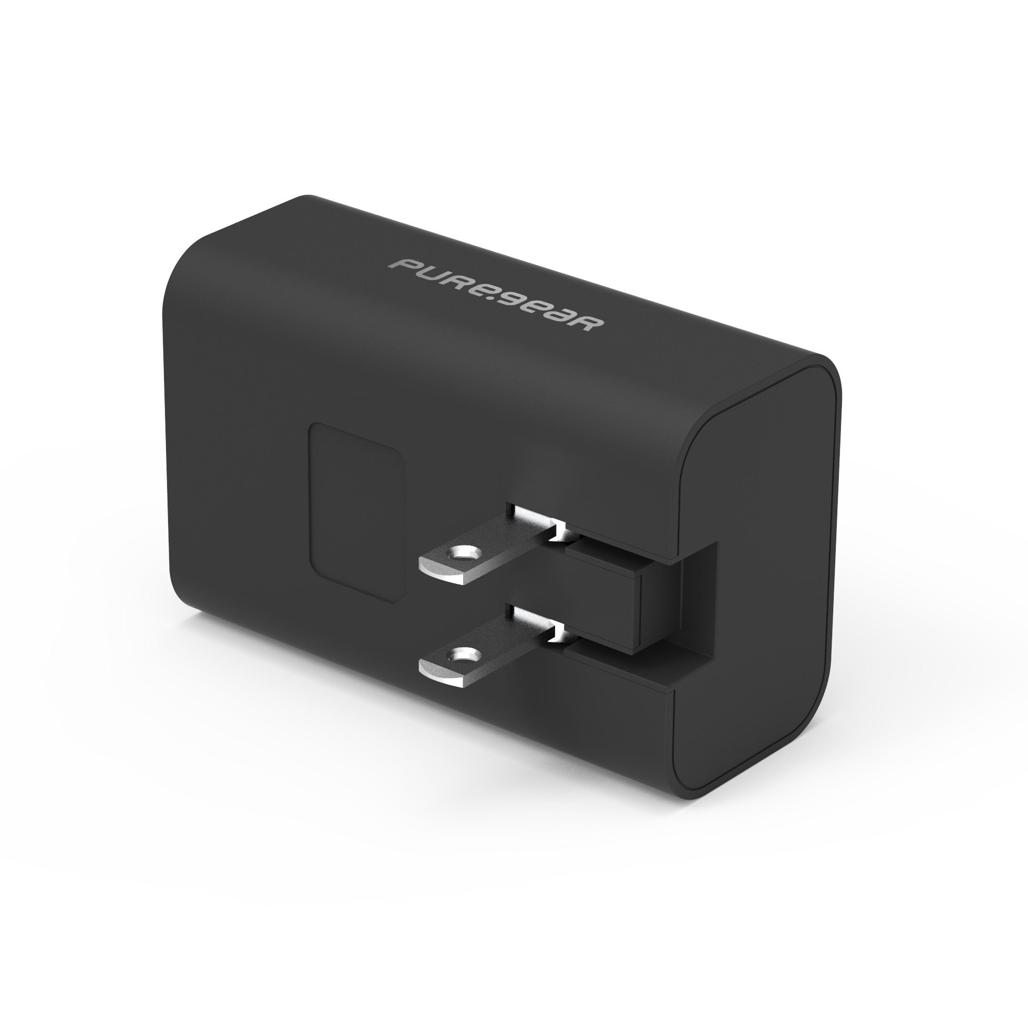 PureGear 36W Black Dual Port USB-C PD Wall Charger Hub - 15-08179