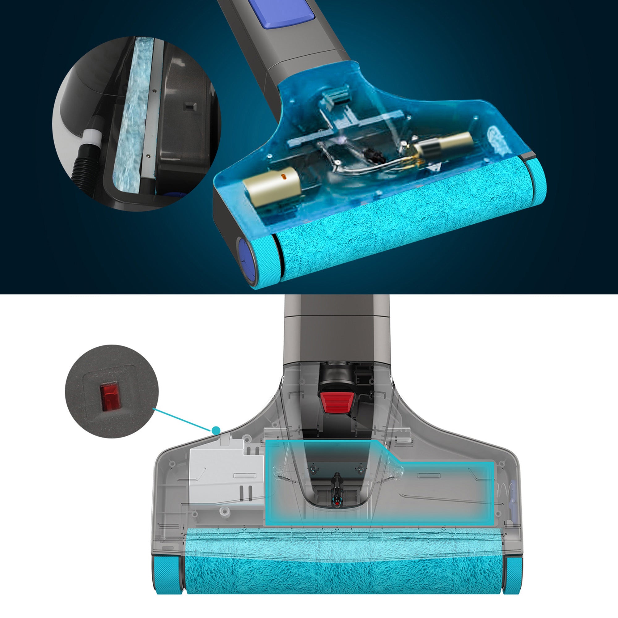 JASHEN M16 Cordless Spinwave Mop - 15-08202