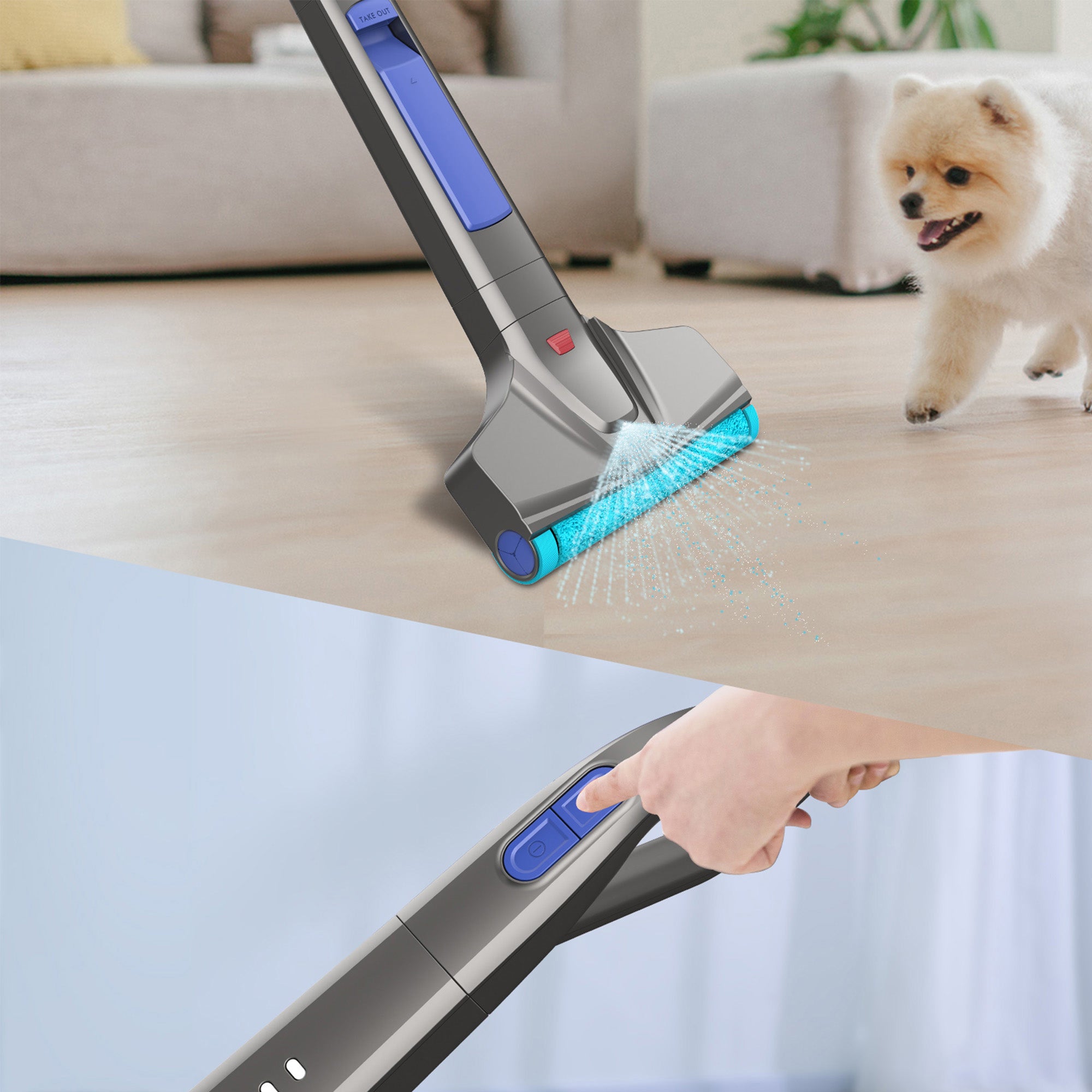 JASHEN M16 Cordless Spinwave Mop - 15-08202