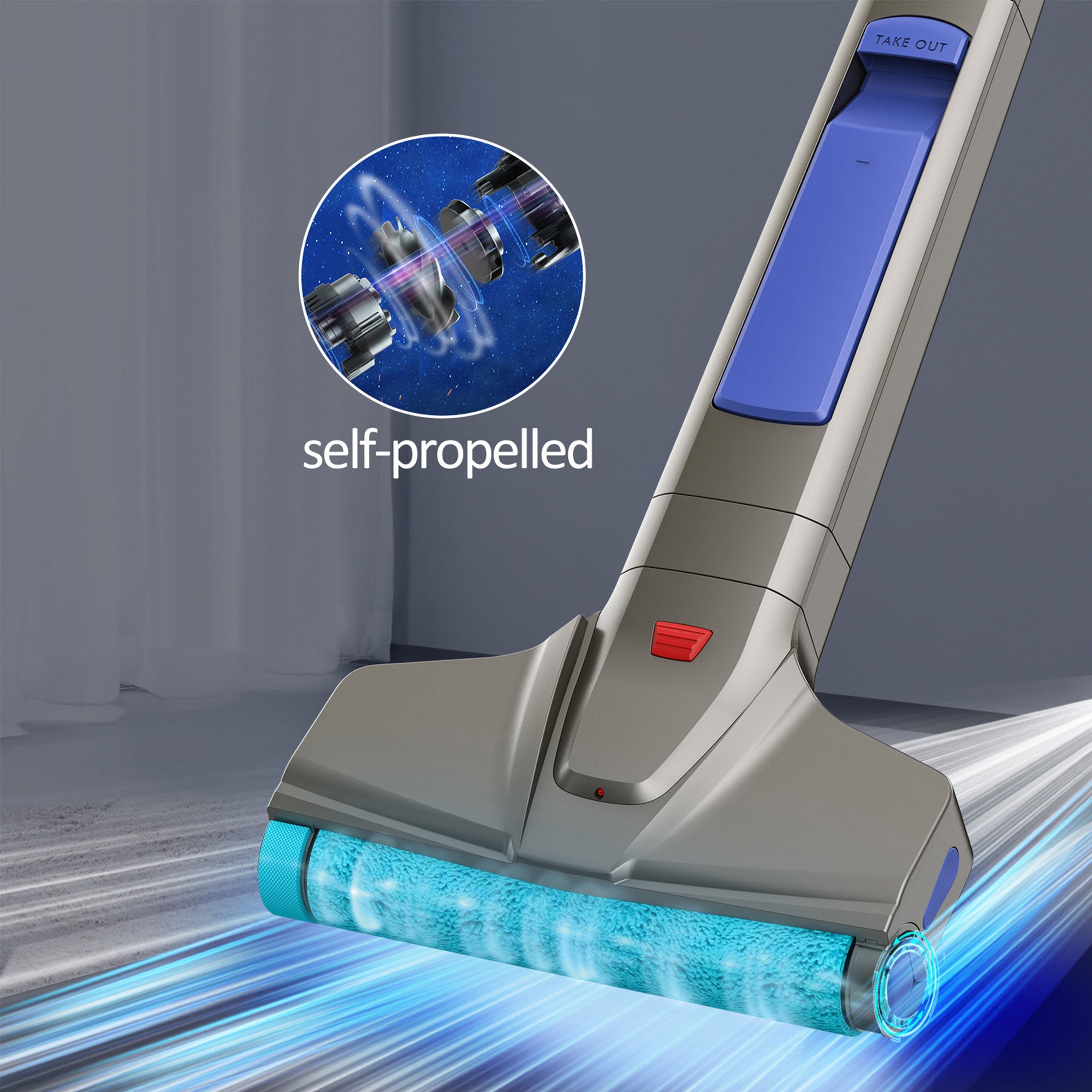 JASHEN M16 Cordless Spinwave Mop - 15-08202