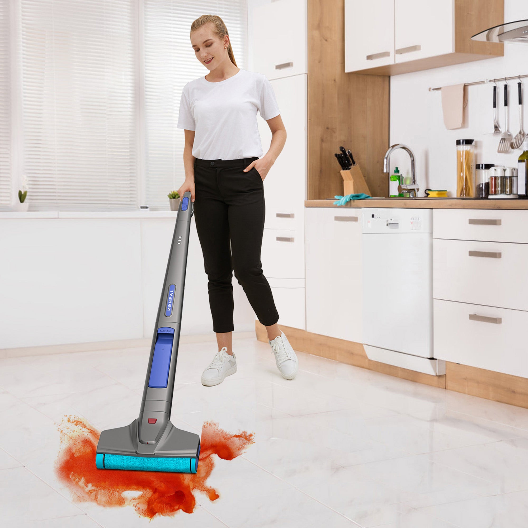JASHEN M16 Cordless Spinwave Mop - 15-08202