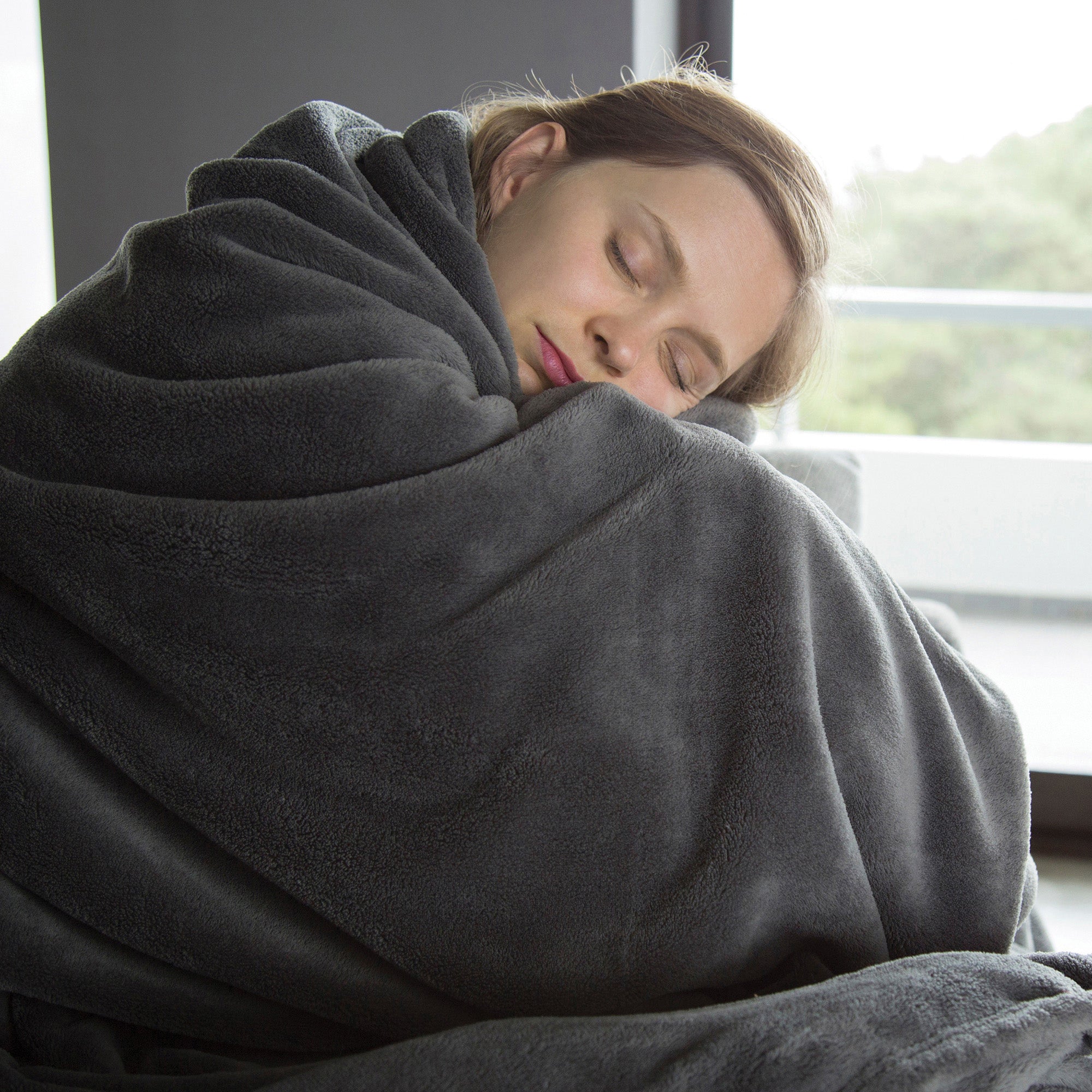 ObusForme Grey 10lb Weighted Blanket - 15-08371