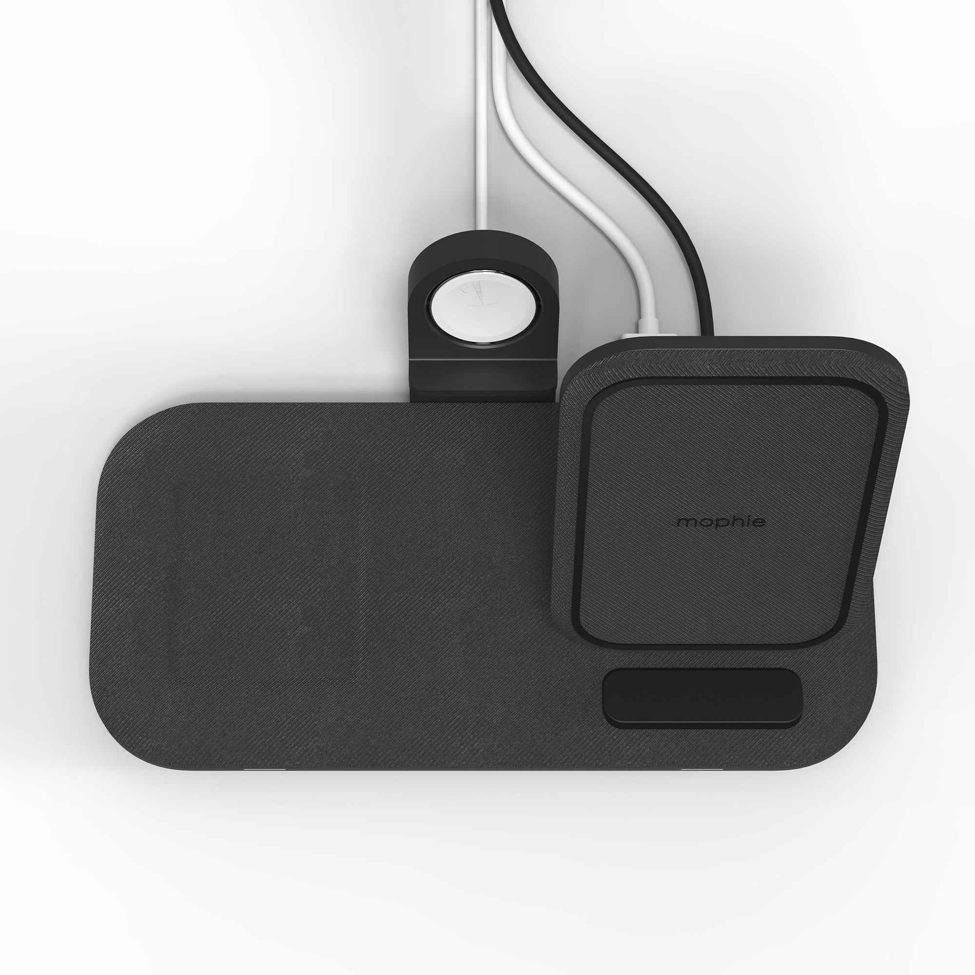 Mophie universal black wireless charge pad w/stand - 15-08492