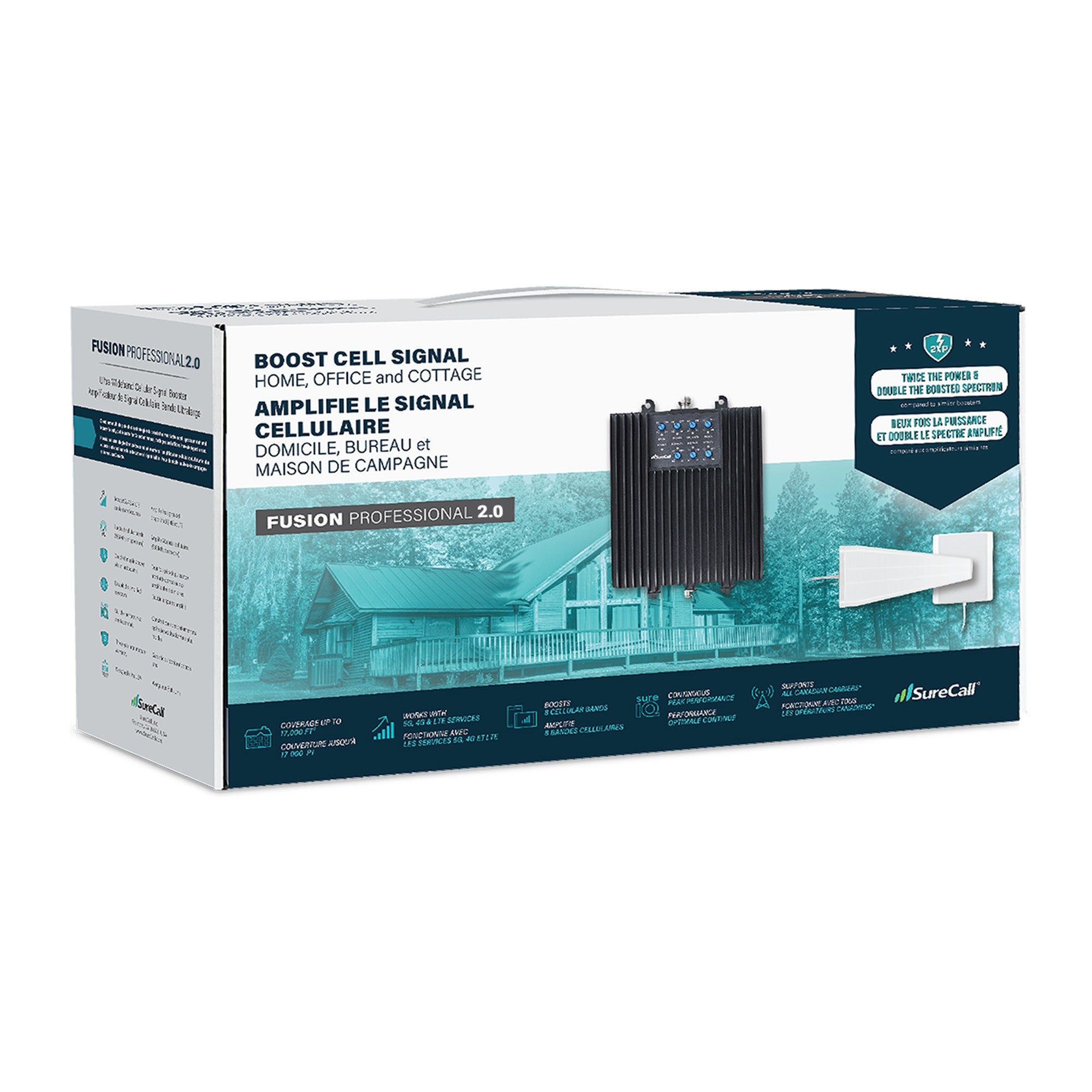 SureCall Fusion Professional 2.0 In-Building Signal Booster Kit - 15-10041