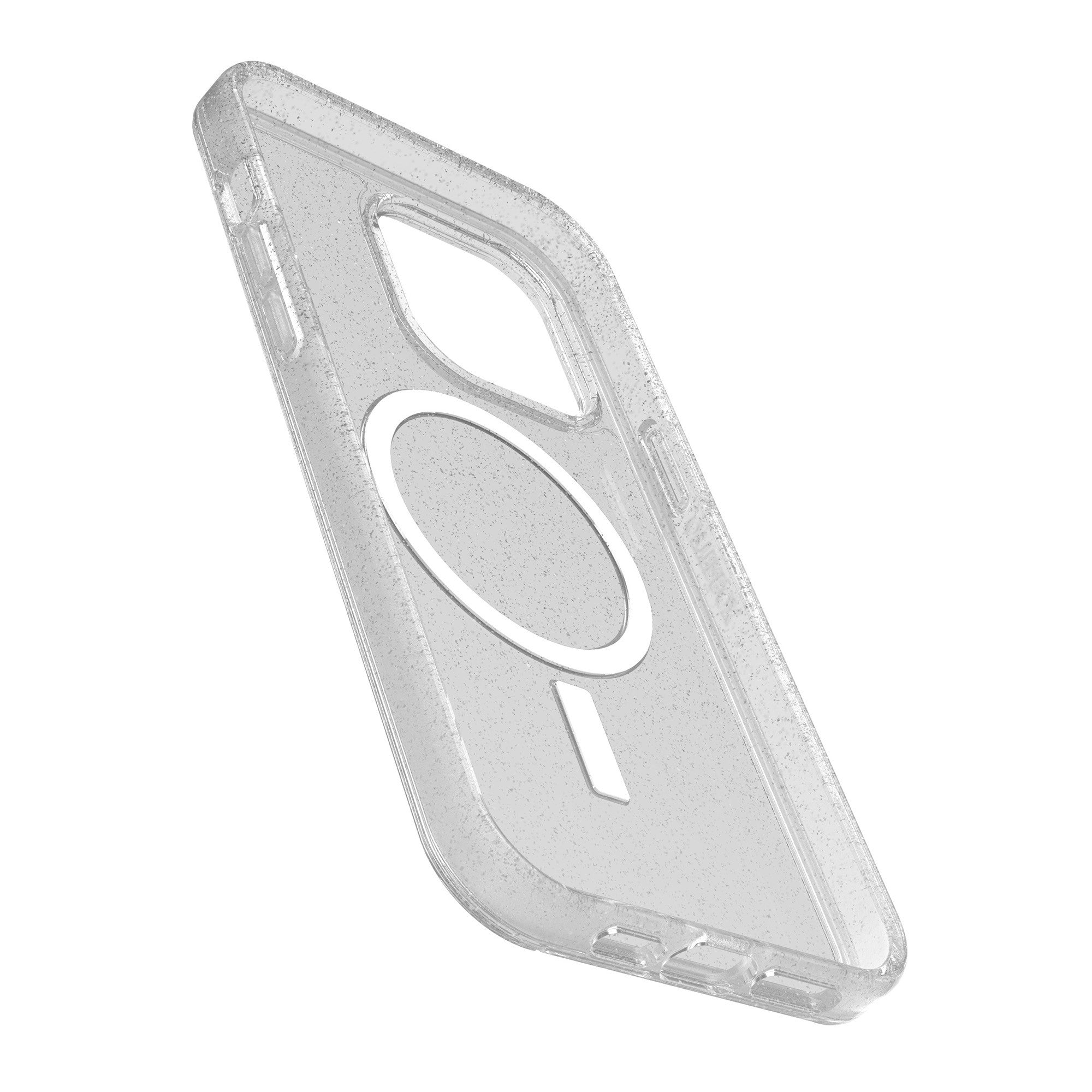 iPhone 14 Pro Max Otterbox Symmetry+ w/ MagSafe Clear Series Case - Silver (Stardust) - 15-10283
