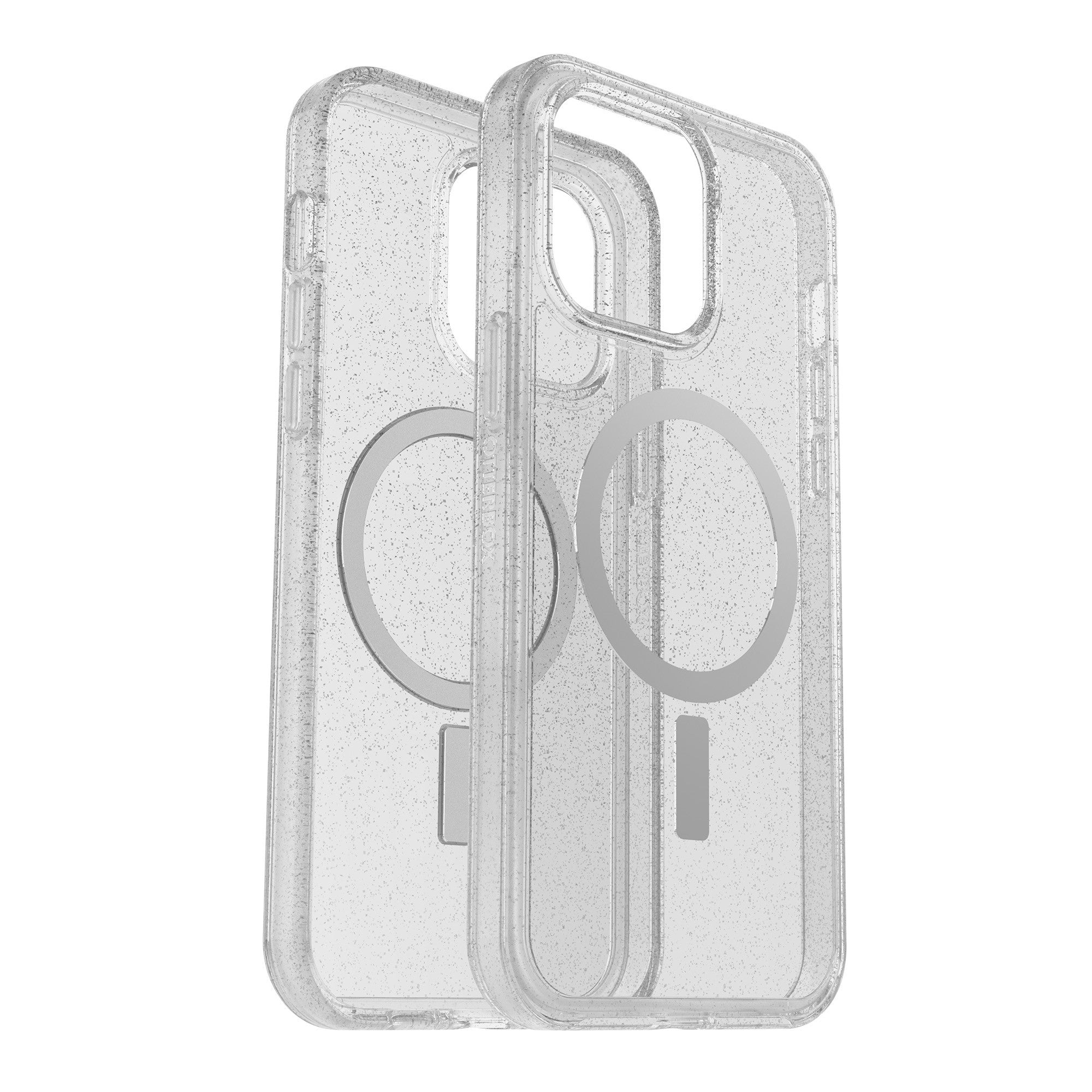 iPhone 14 Pro Max Otterbox Symmetry+ w/ MagSafe Clear Series Case - Silver (Stardust) - 15-10283