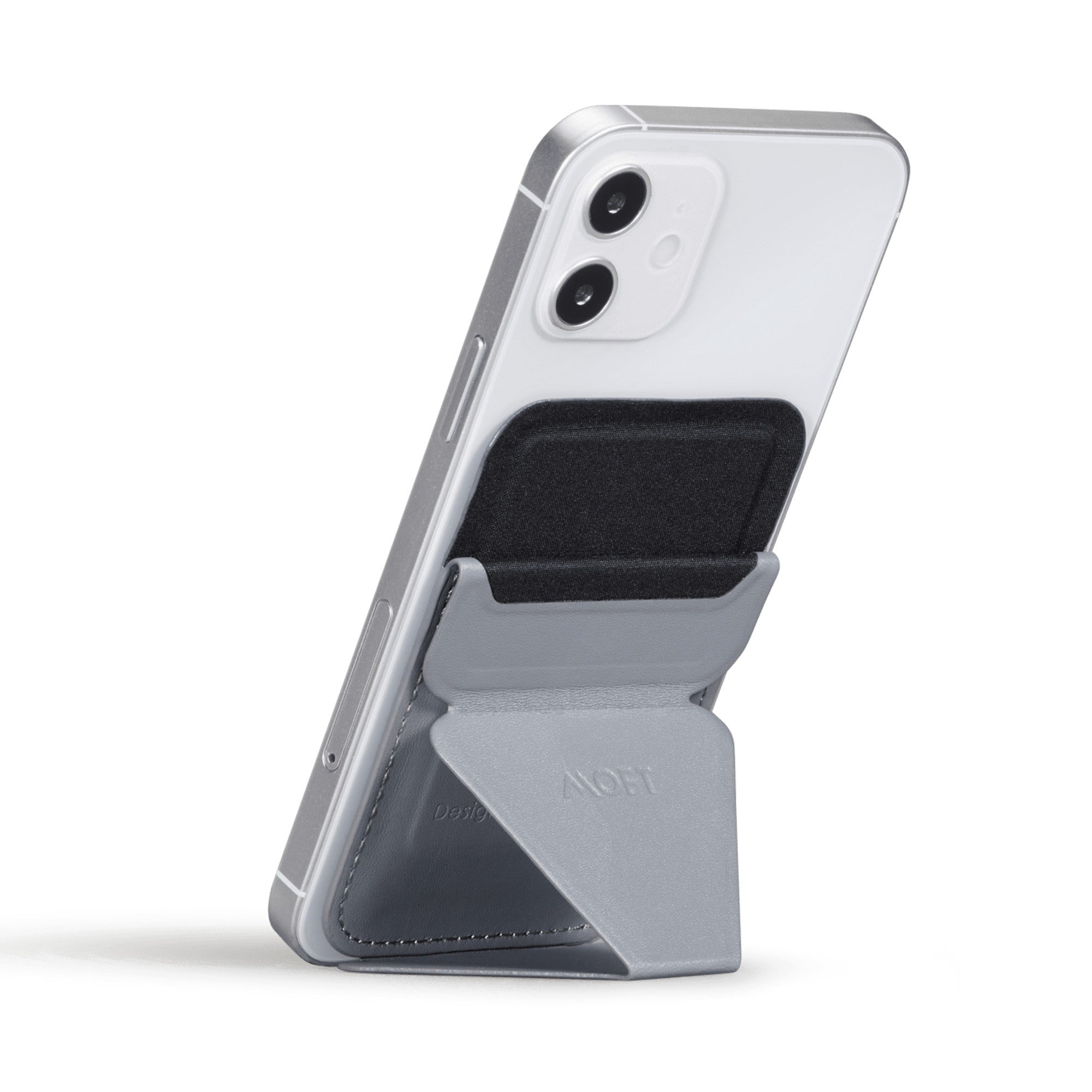 Universal MOFT Snap-On Magnetic MagSafe Wallet Stand - Grey (English Only Packaging) - 15-10482