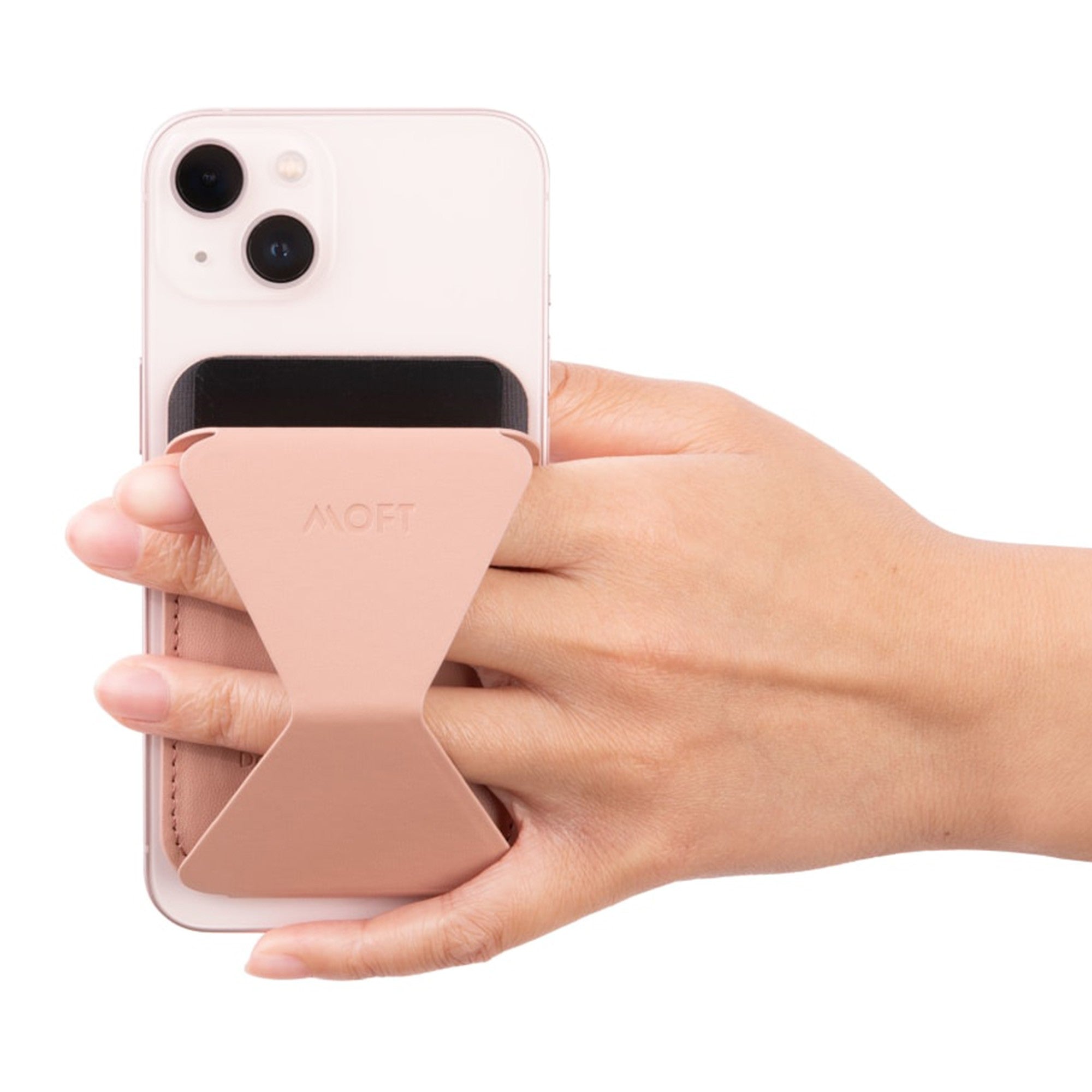 Universal MOFT Snap-On Magnetic MagSafe Wallet Stand - Nude (English Only Packaging) - 15-10483