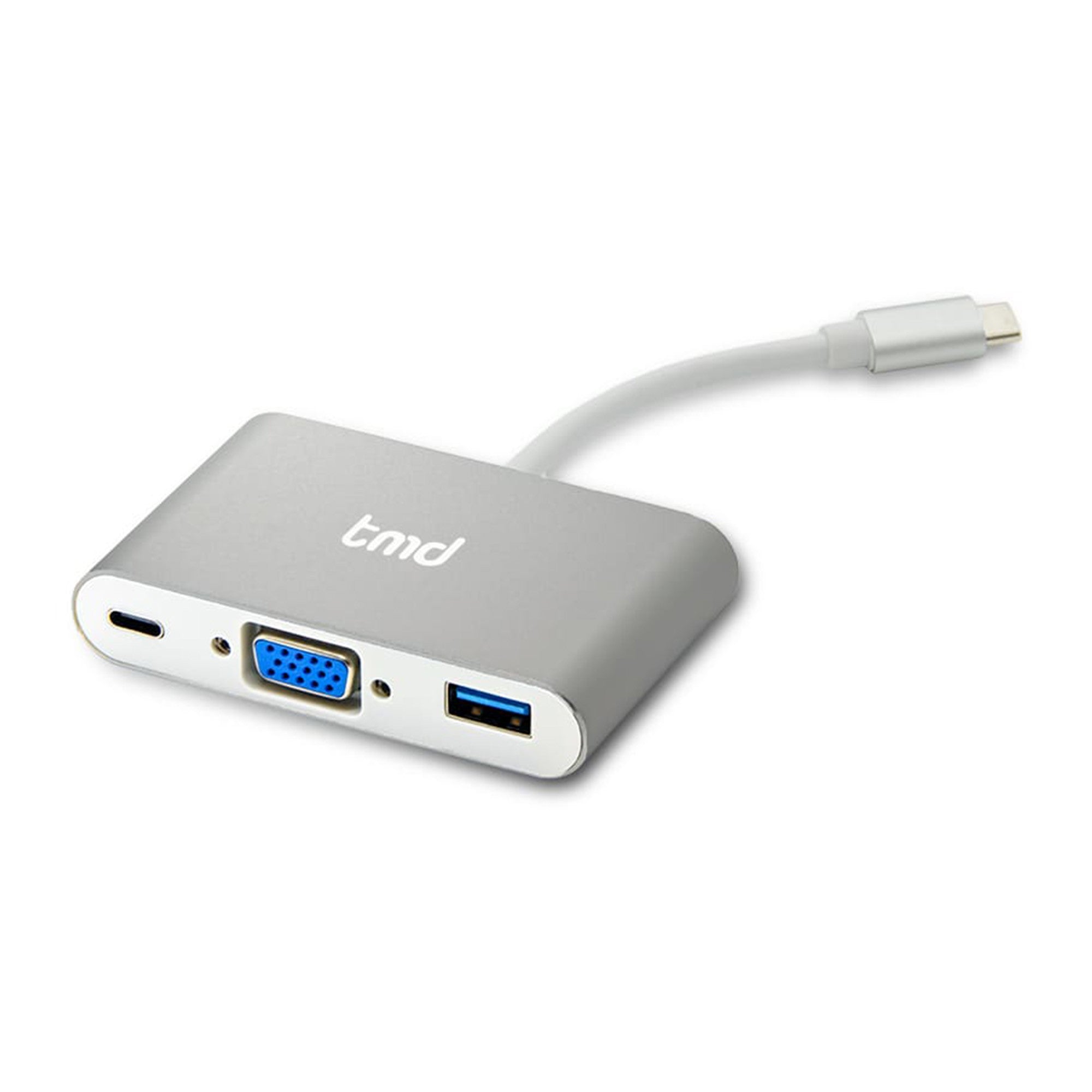 tmd USB-C to VGA Multiport Adapter - Silver - 15-10491