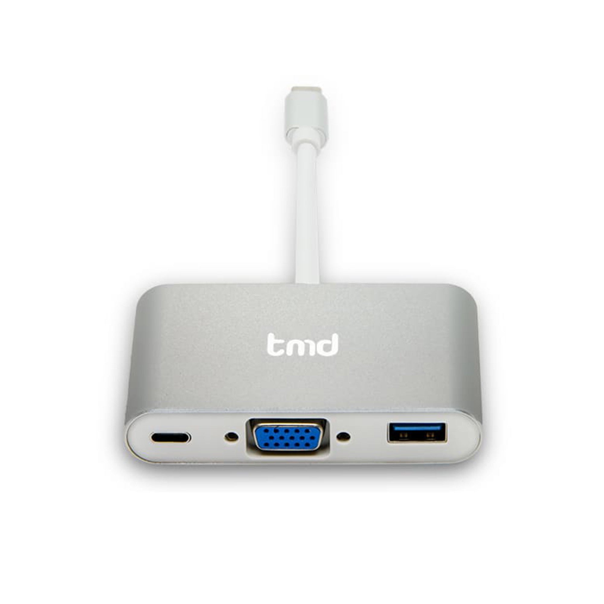 tmd USB-C to VGA Multiport Adapter - Silver - 15-10491