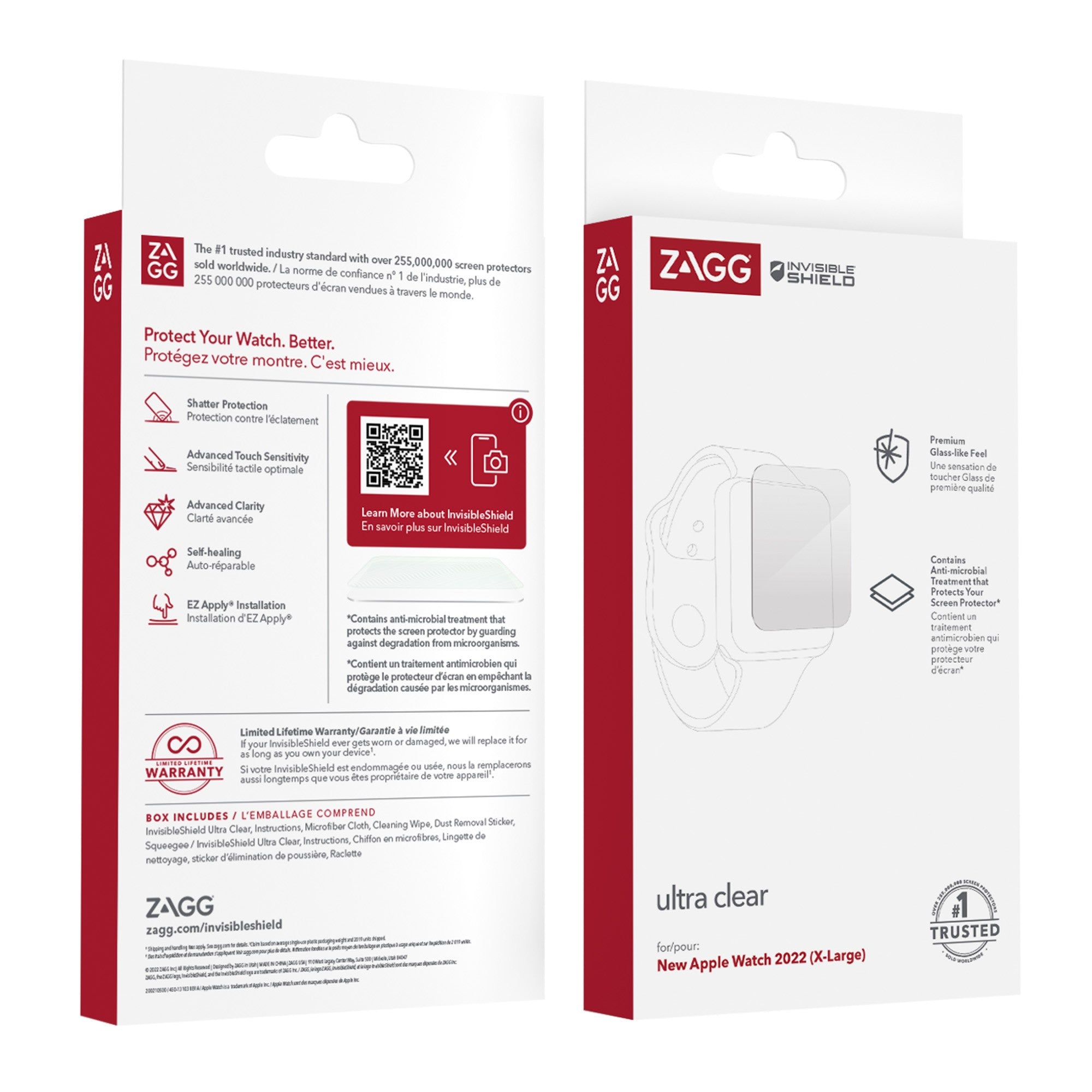 Apple Watch Ultra (49mm) ZAGG InvisibleShield Ultra Clear Screen Protector - 15-10530