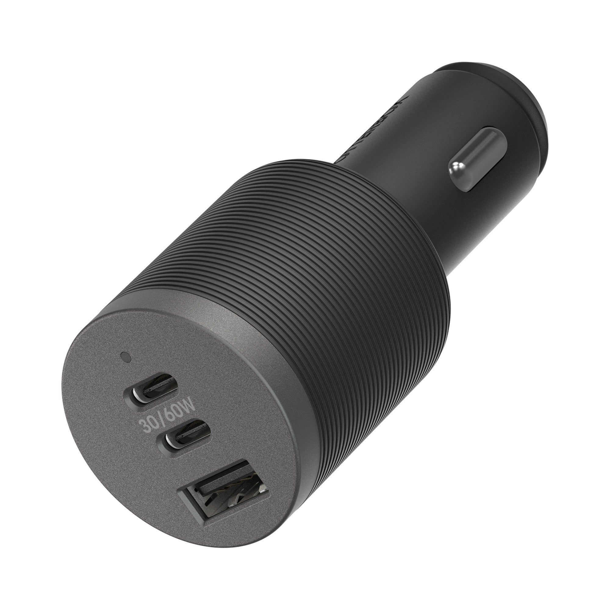 Otterbox 72W Dual Port 30W USB-C PD + Single Port 12W USB-A Premium Pro CLA Car Charger - Black - 15-10582