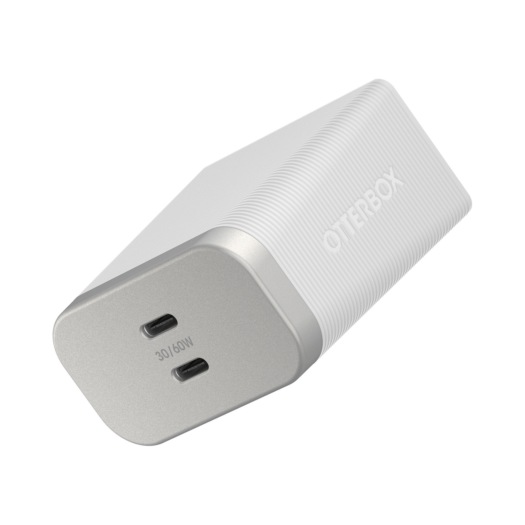 Otterbox 60W Dual Port 30W USB-C GAN Premium Pro Wall Charger - White - 15-10588