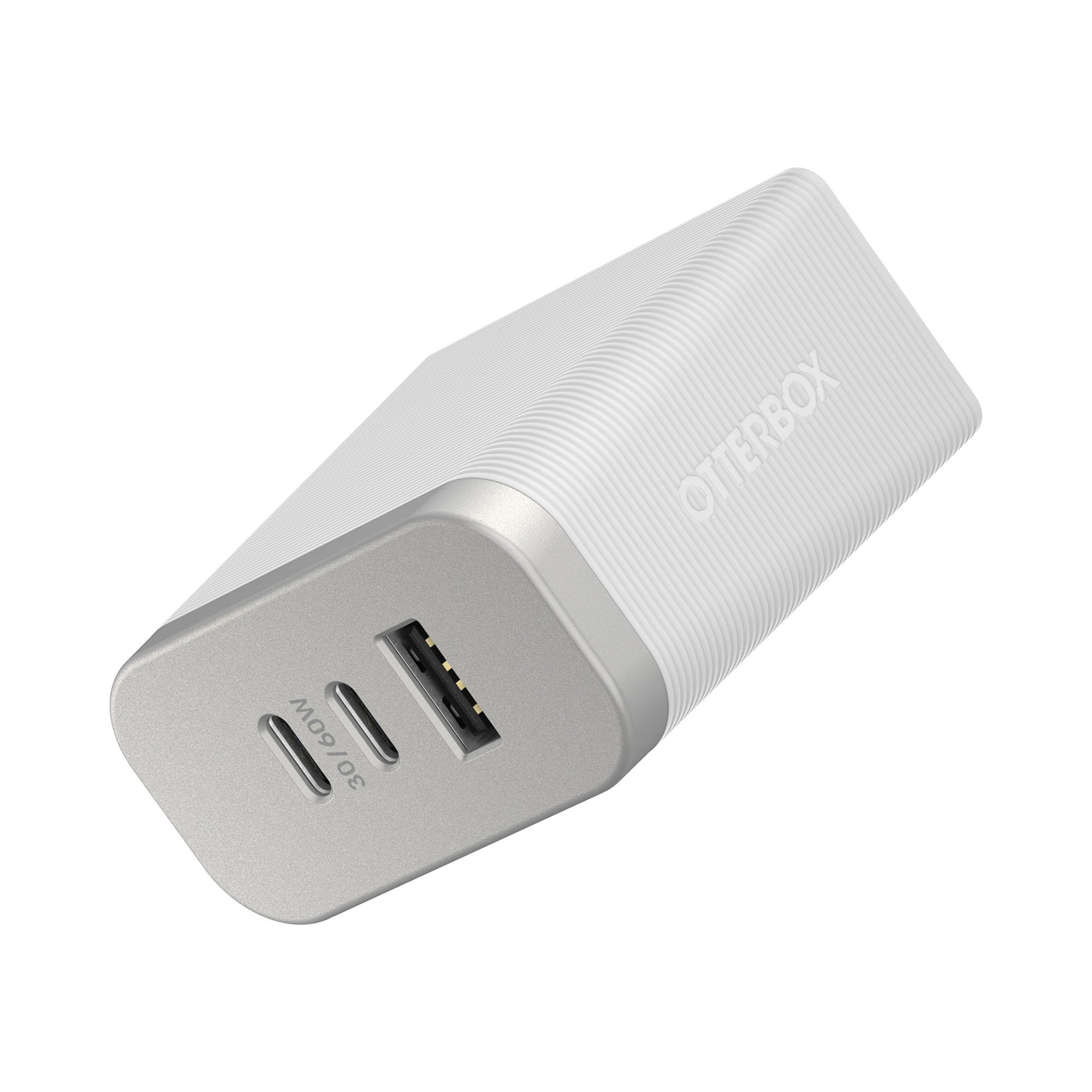 Otterbox 72W Dual Port 30W USB-C PD + Single Port 12W USB-A Premium Pro Wall Charger - Whit - 15-10590