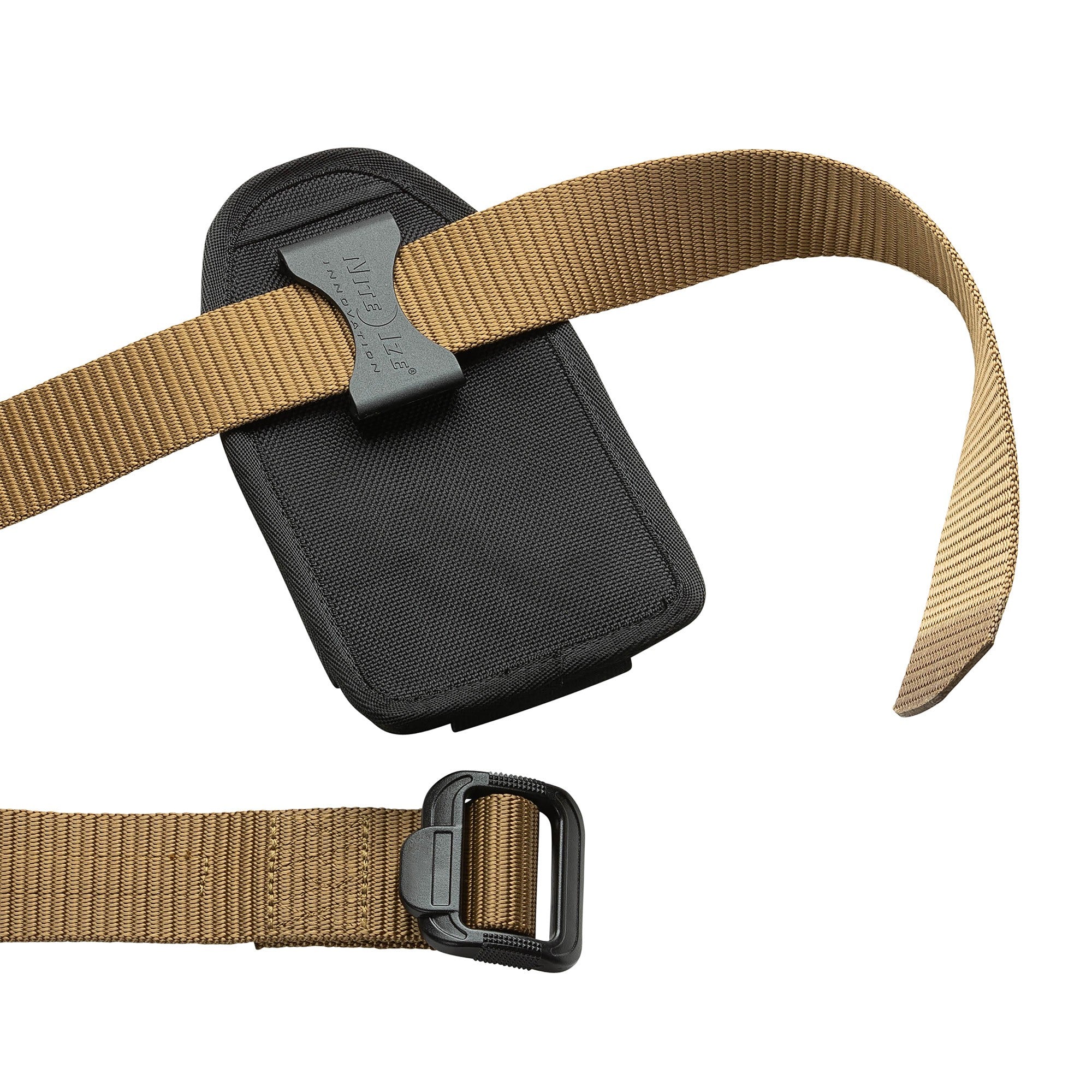 Universal Nite Ize Clip Case Hardshell QuickSlide Holster - XL - Black - 15-11172