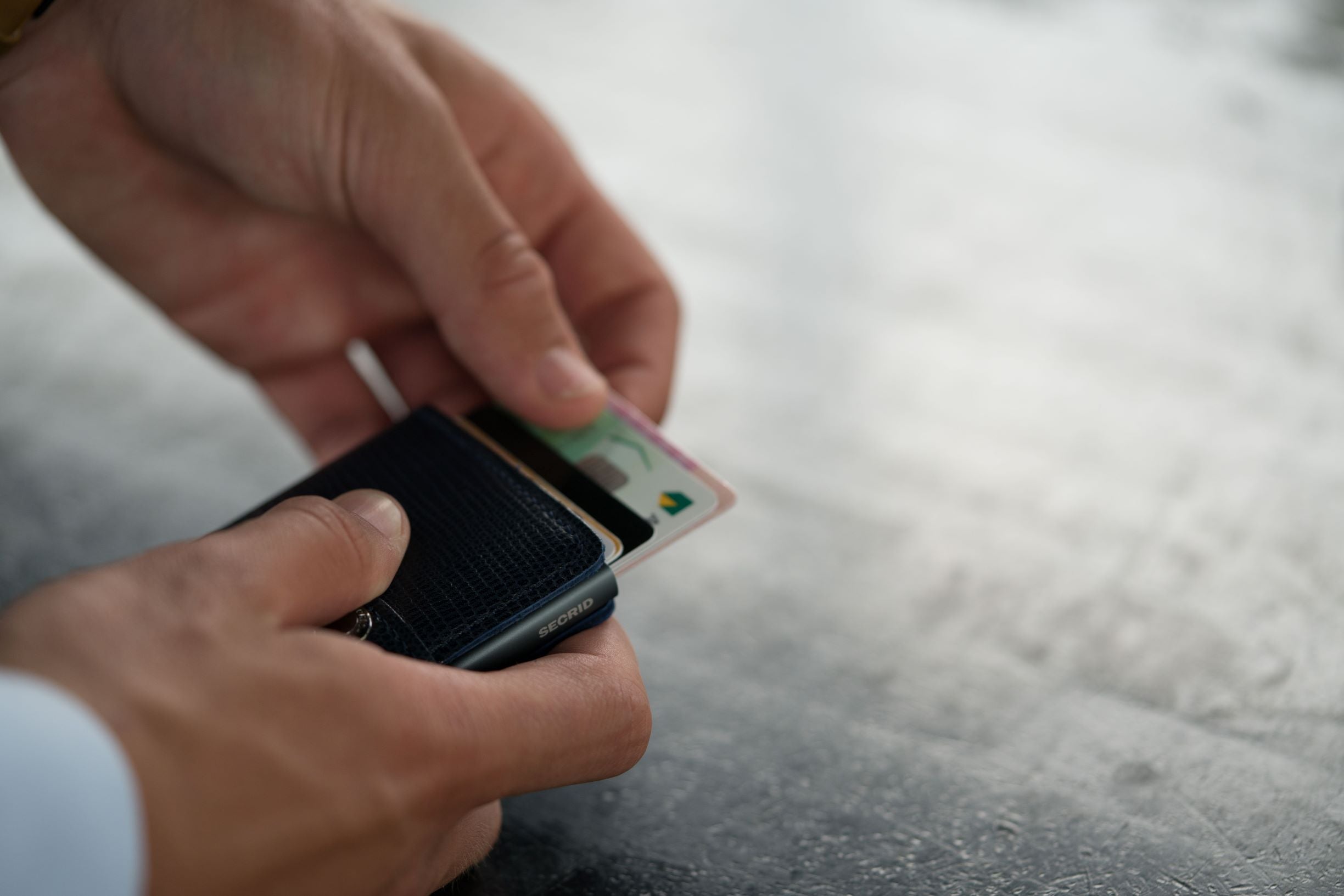 Secrid Miniwallet Rango Blue Titanium