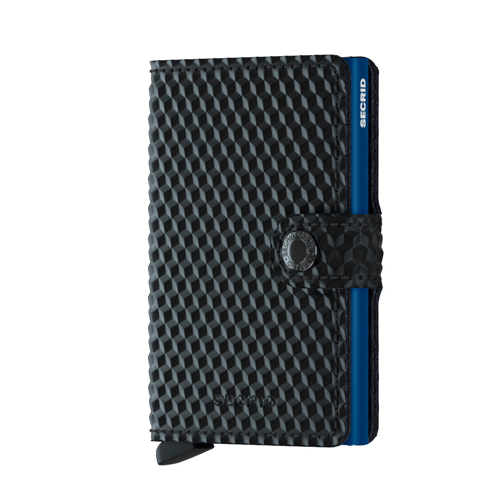 SECRID Miniwallet Cubic Black-Blue