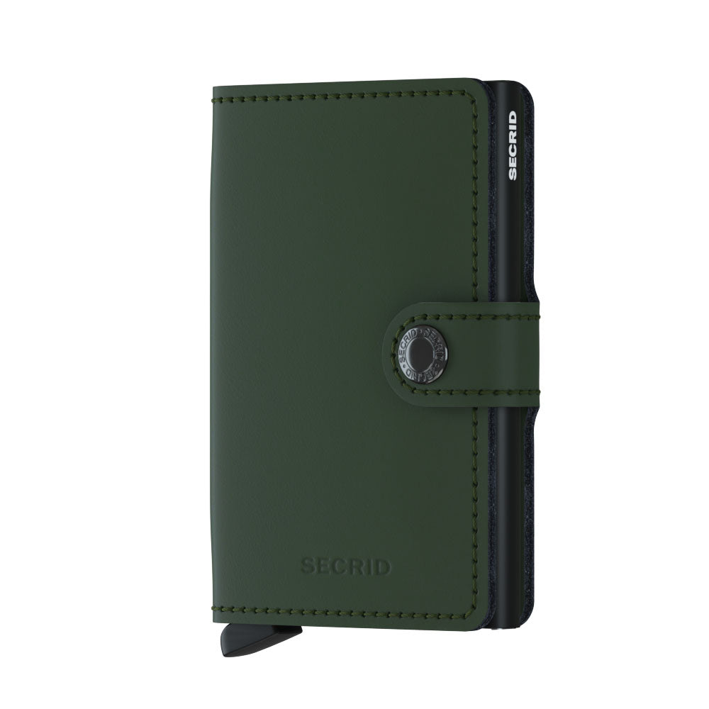 Secrid Miniwallet Matte Green & Black