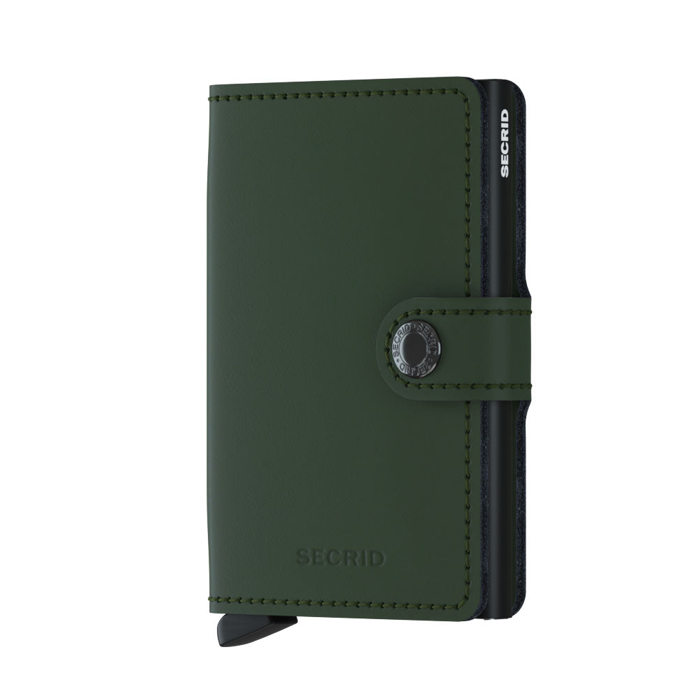 Secrid Miniwallet Matte Green Black