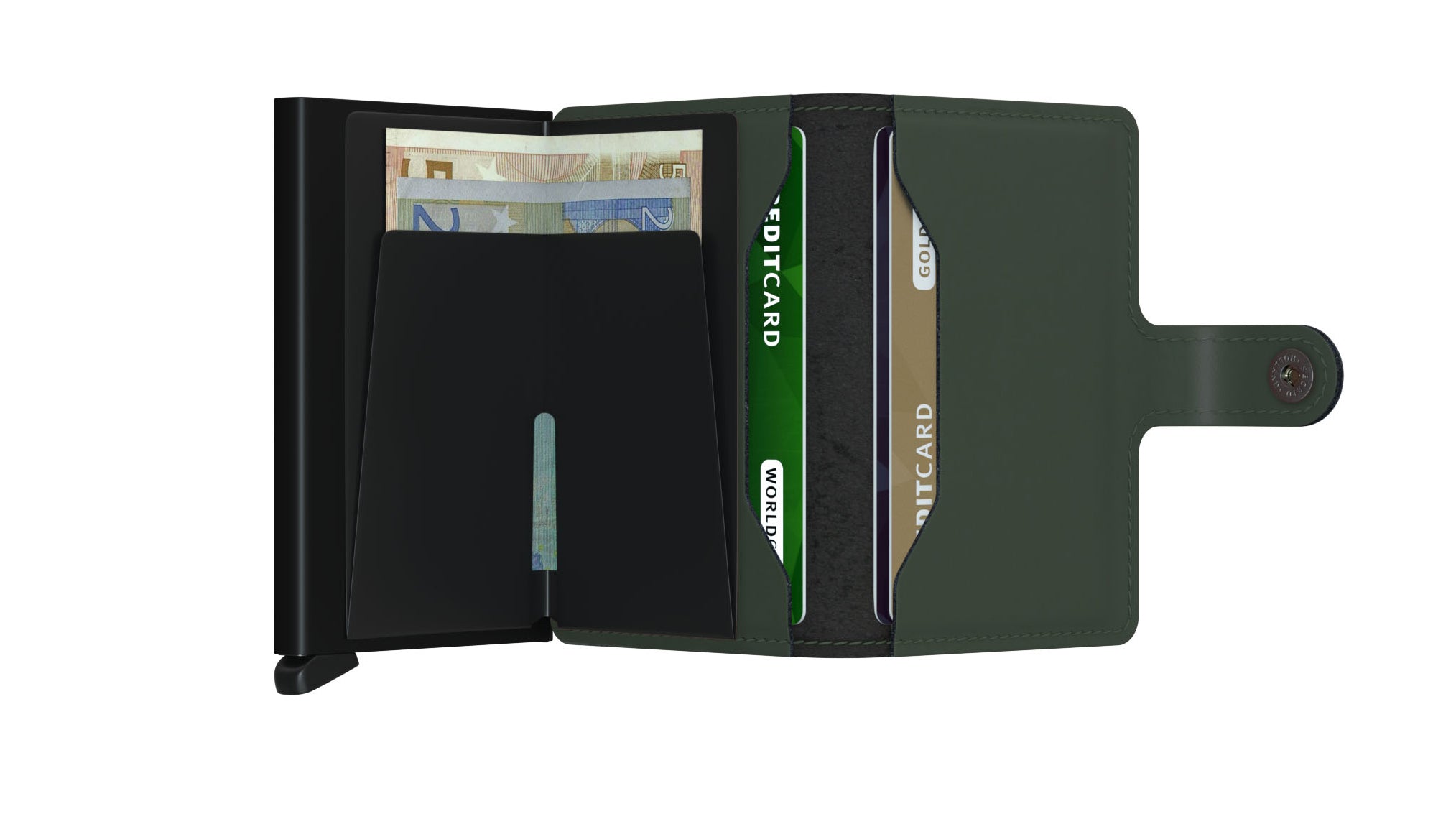Secrid Miniwallet Matte Green & Black