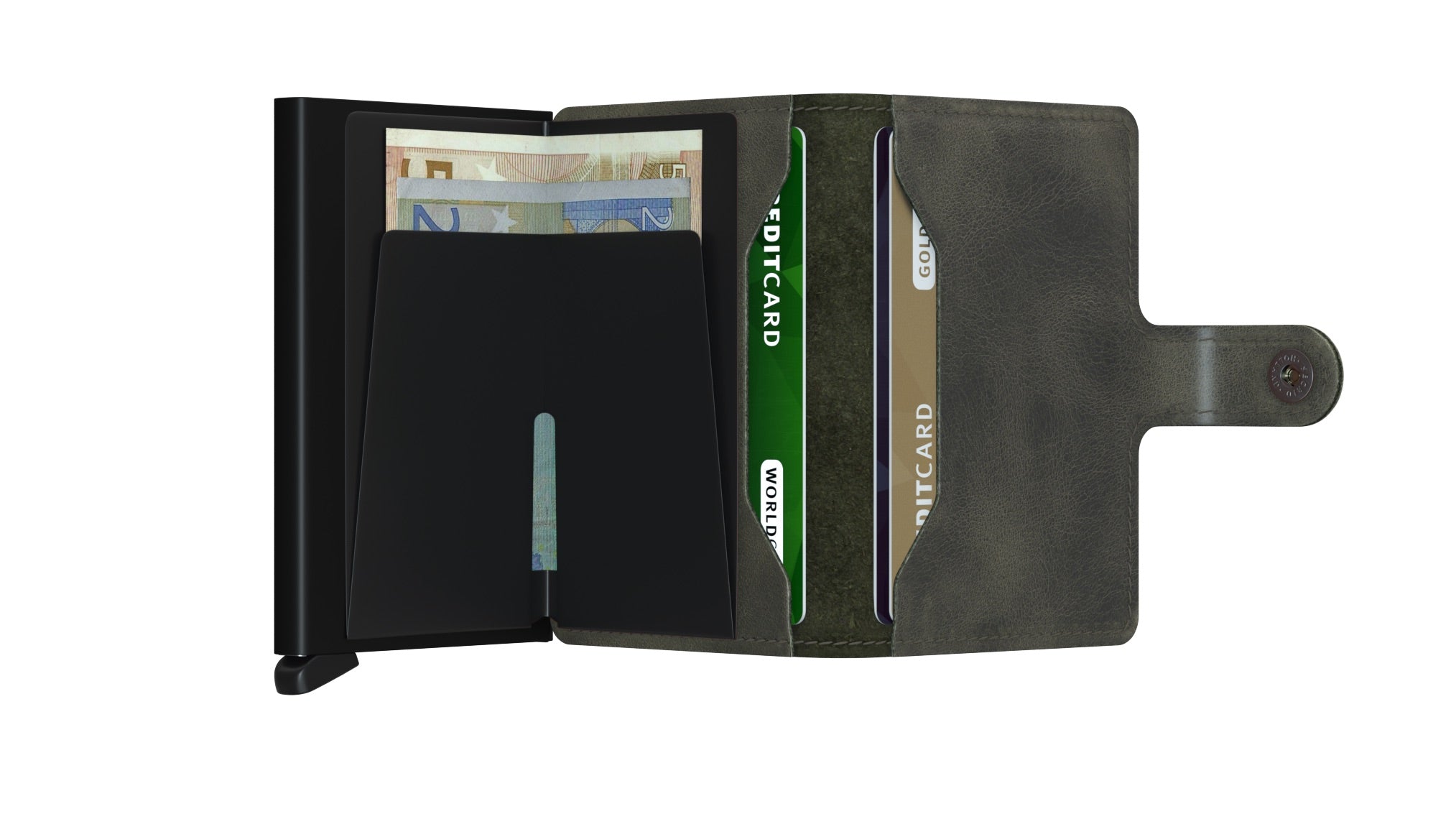 Secrid Miniwallet Vintage Olive Black
