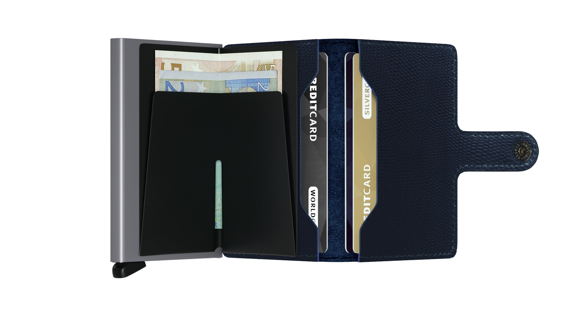 Secrid Miniwallet Rango Blue Titanium