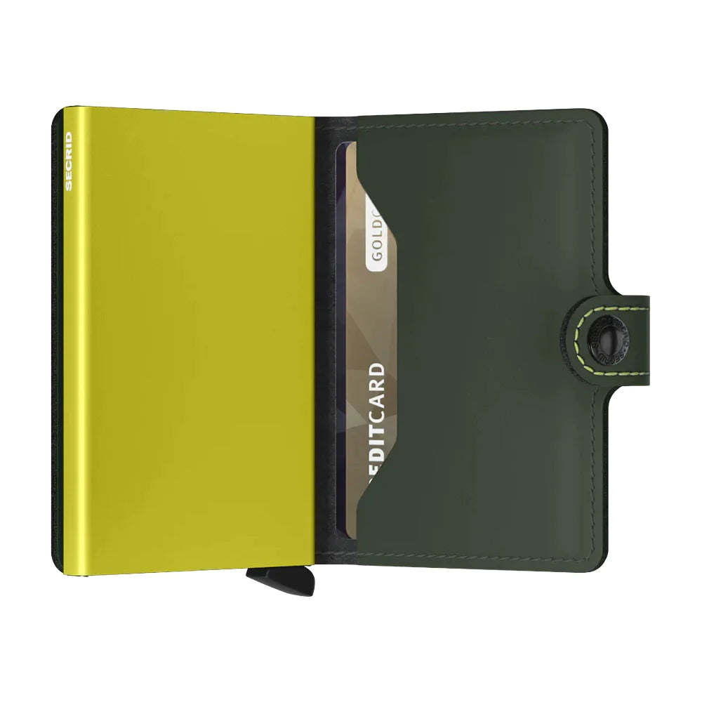 Secrid Miniwallet Matte Green & Lime