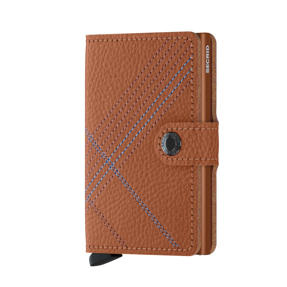 Secrid Miniwallet Stitch Linea Caramello