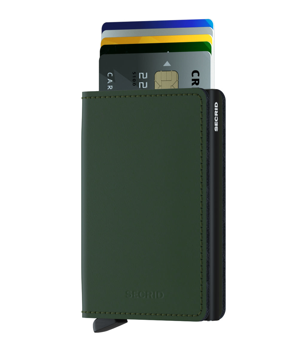 Secrid Slimwallet Matte Green Black