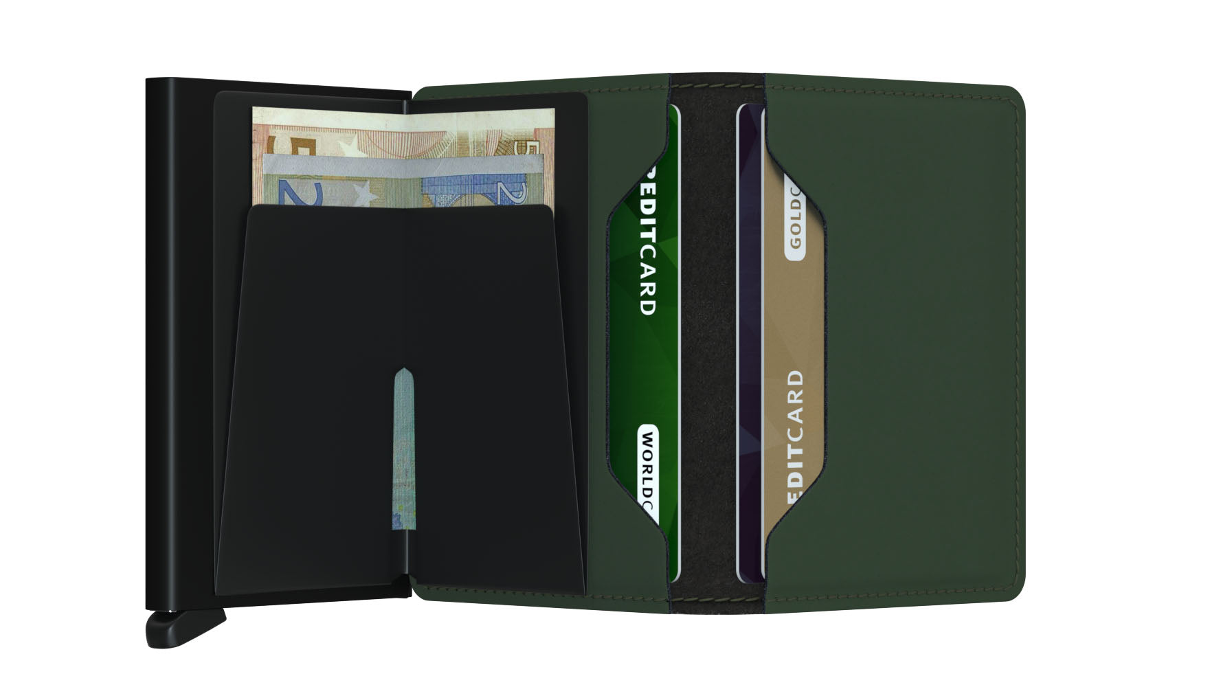 Secrid Slimwallet Matte Green Black