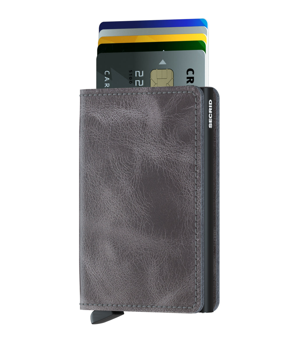 Secrid Slimwallet Vintage Grey Black