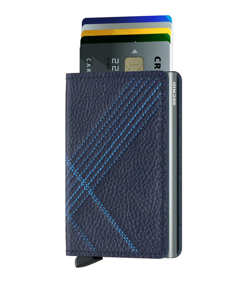 Secrid Slimwallet Stitch Linea Navy